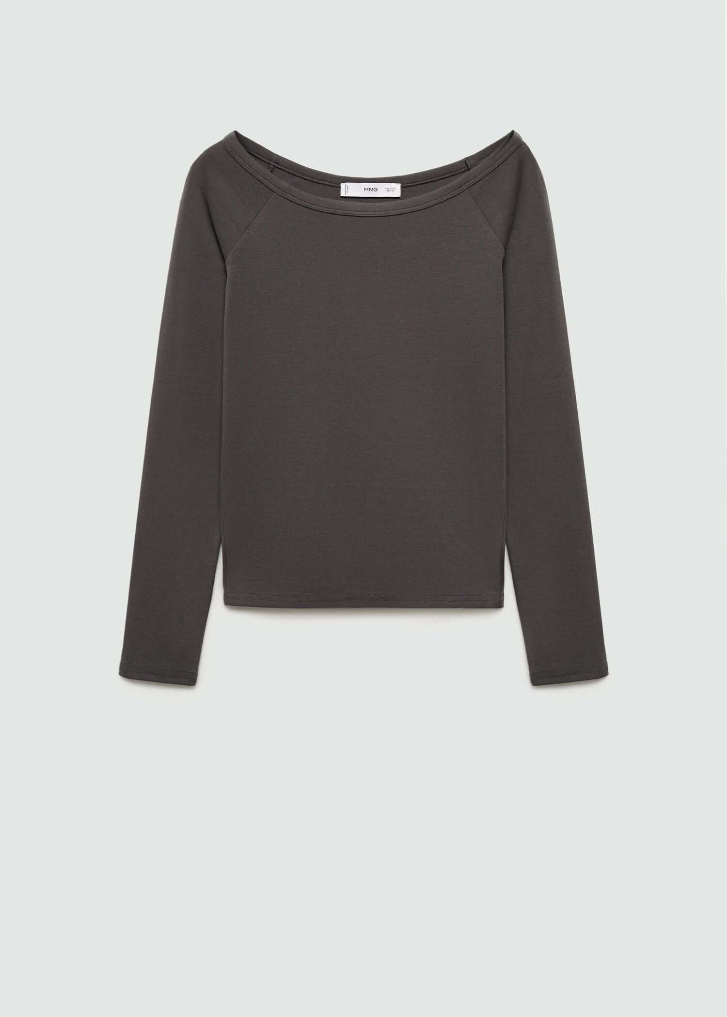 T-shirt col bateau coton - Article sans modèle