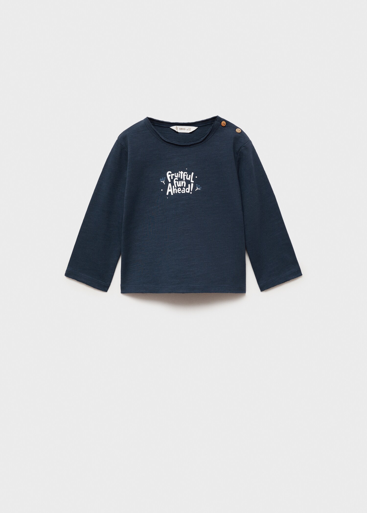 Printed message T-shirt - Article without model