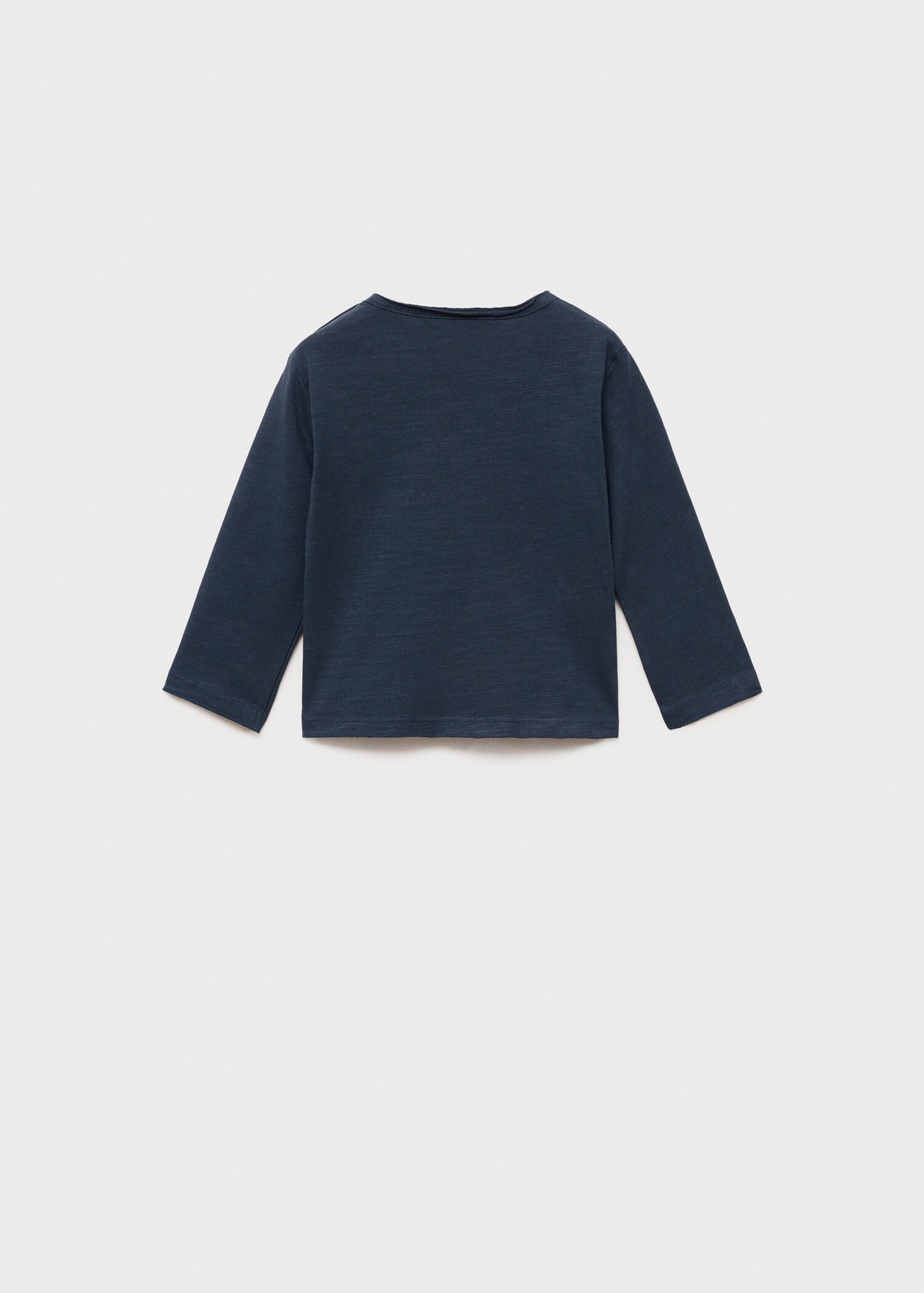 Printed message T-shirt - Reverse of the article