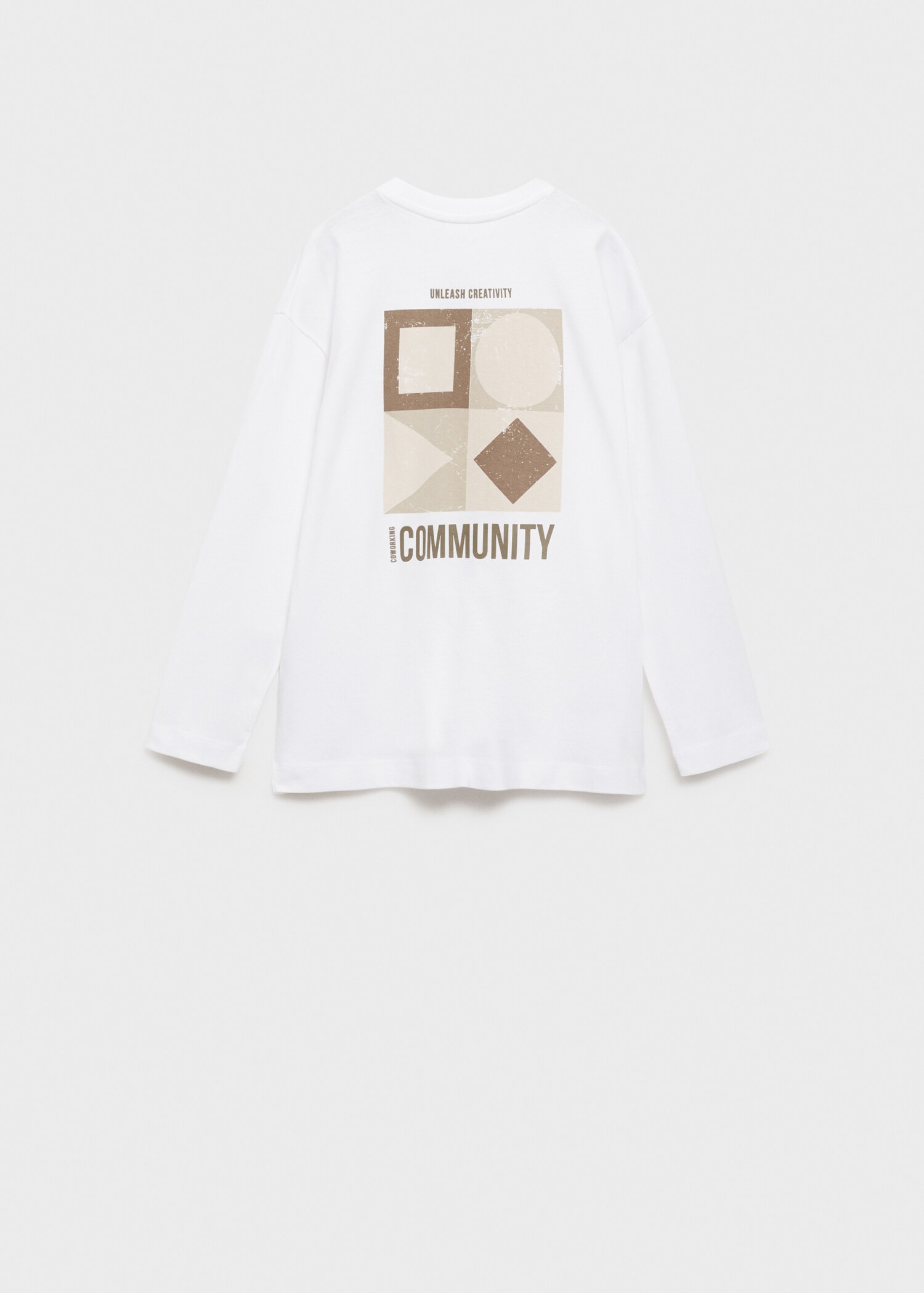 Printed long sleeve t-shirt - Reverse of the article