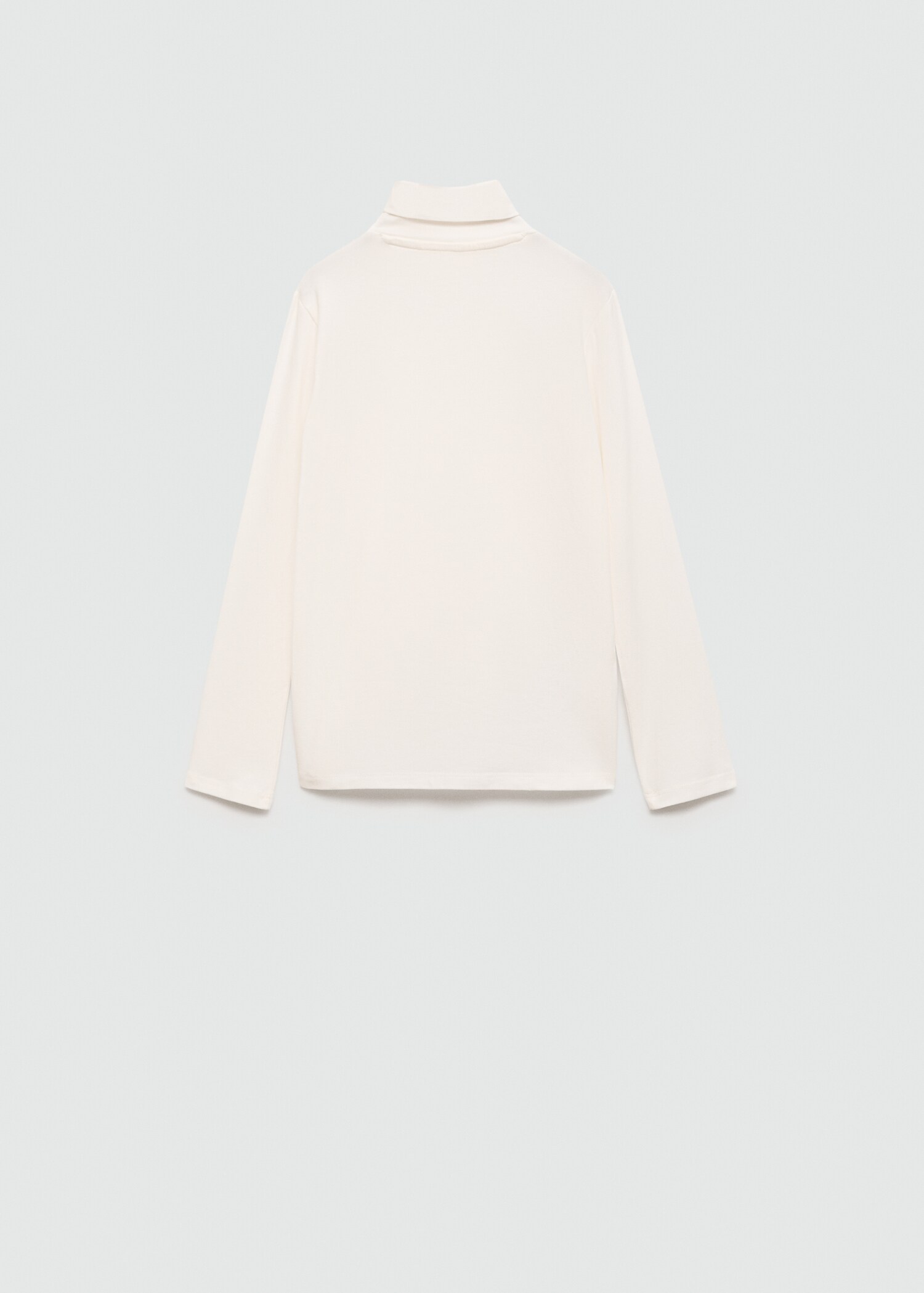 Turtleneck long-sleeved t-shirt - Reverse of the article