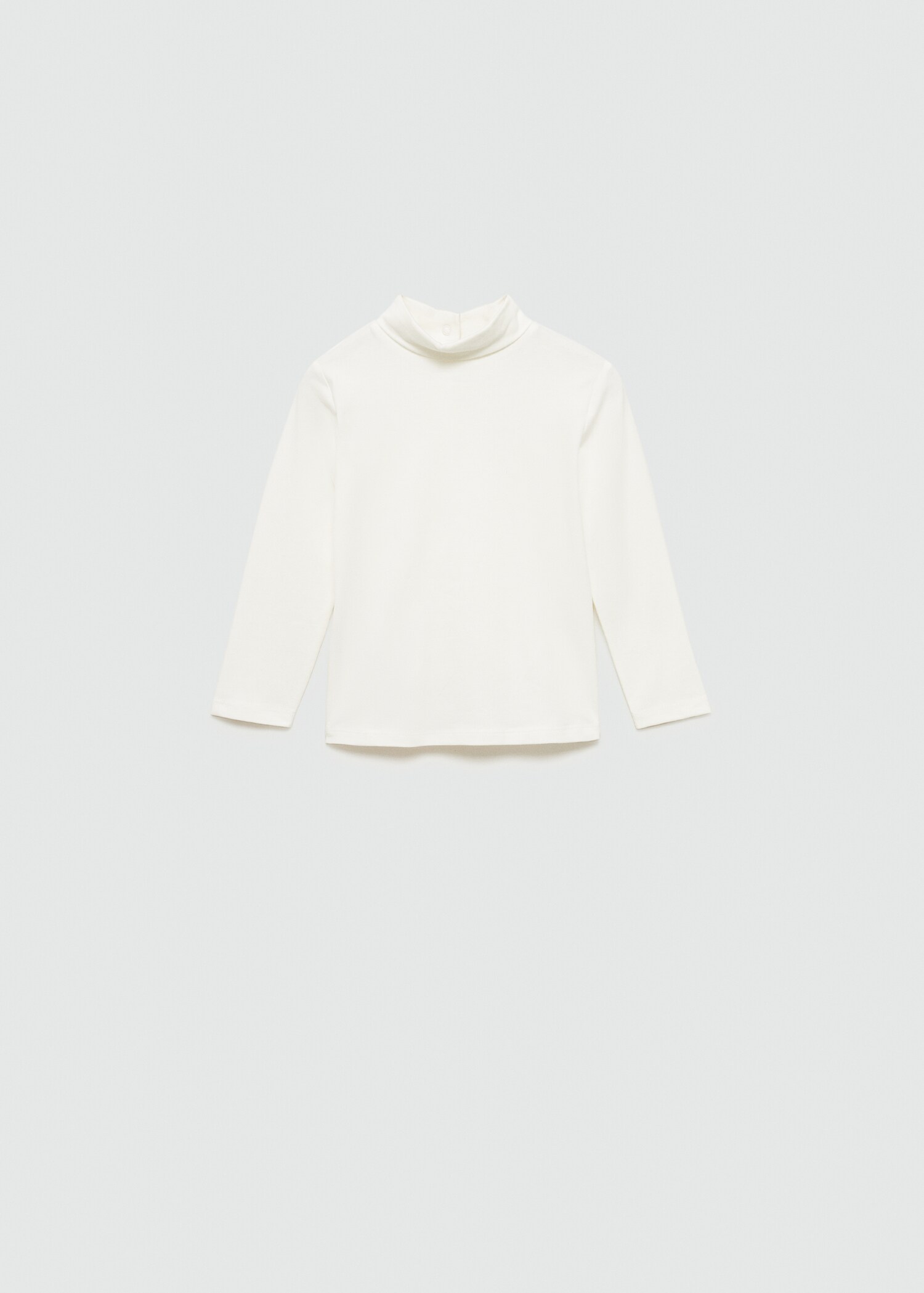 Turtleneck cotton T-shirt - Article without model