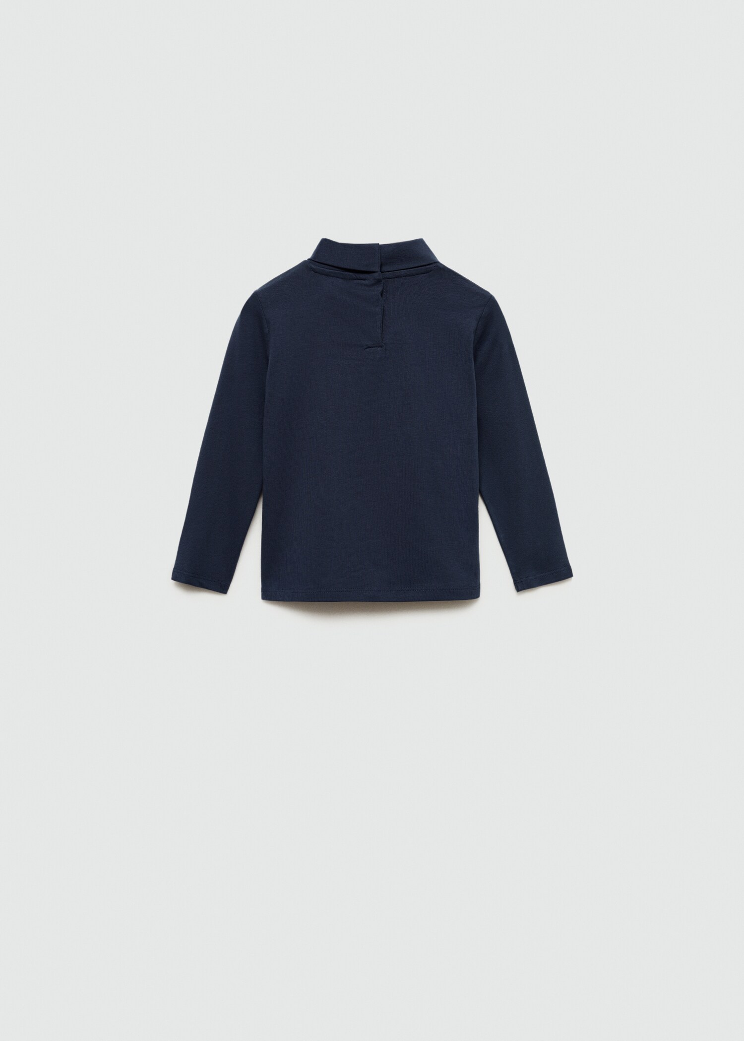 Turtleneck cotton T-shirt - Reverse of the article