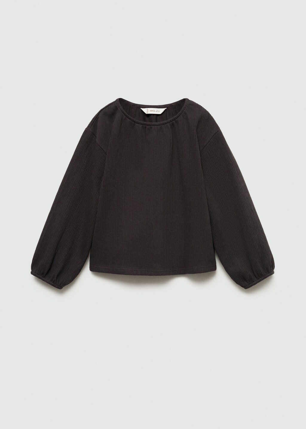 Long sleeve puffed t shirt