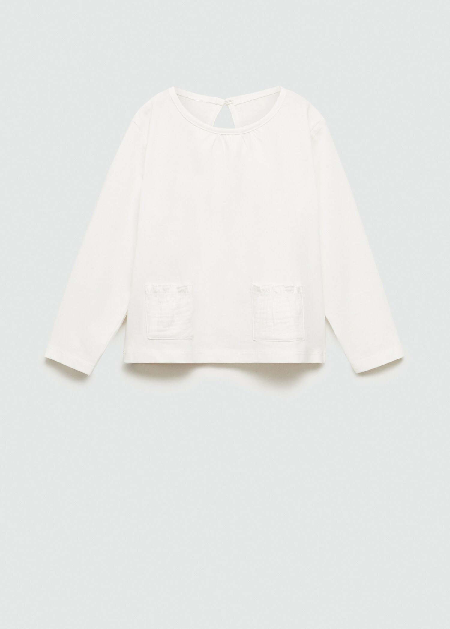 Long-sleeved t-shirt with pockets - Article without model