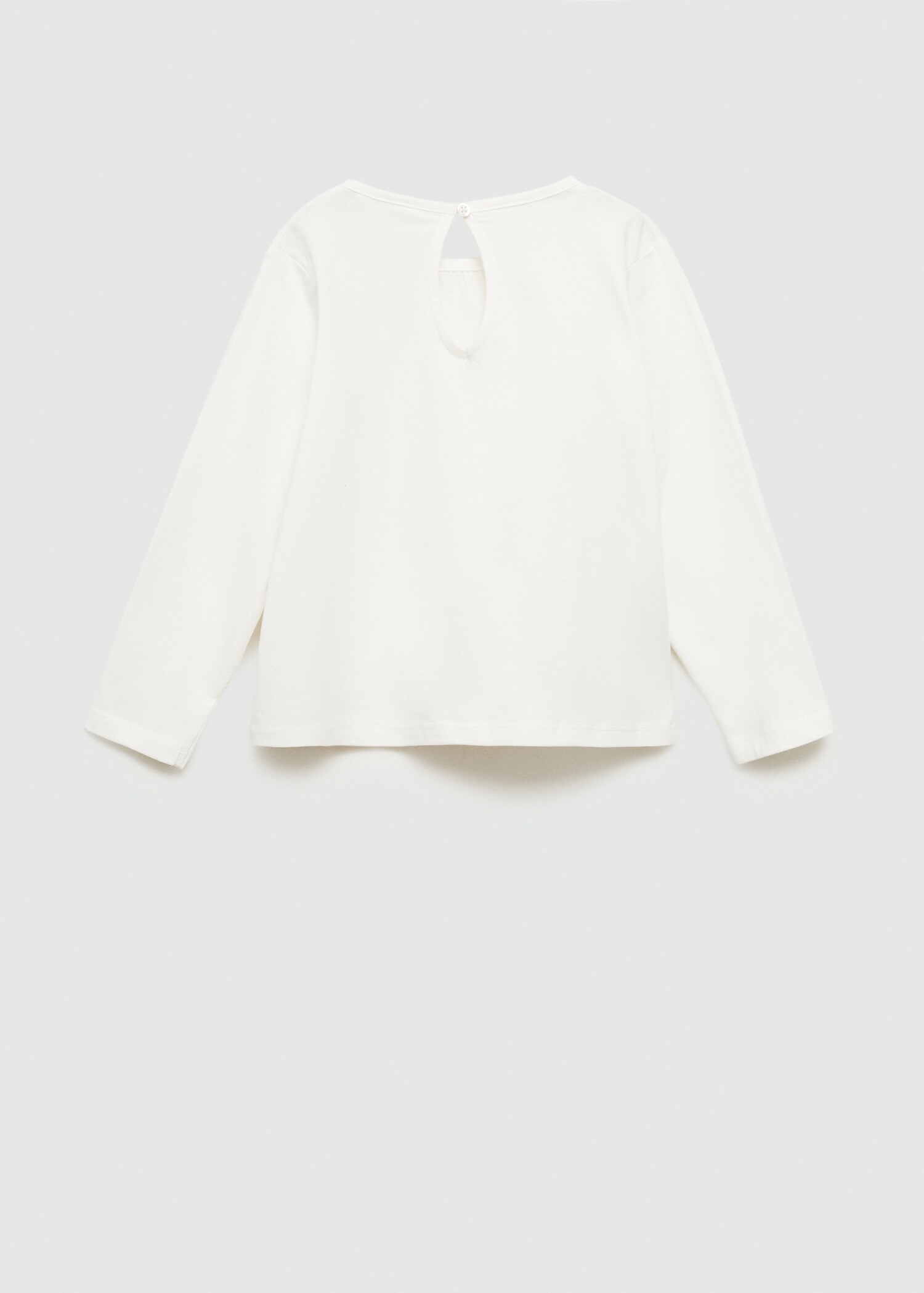 Long-sleeved t-shirt with pockets - Reverse of the article