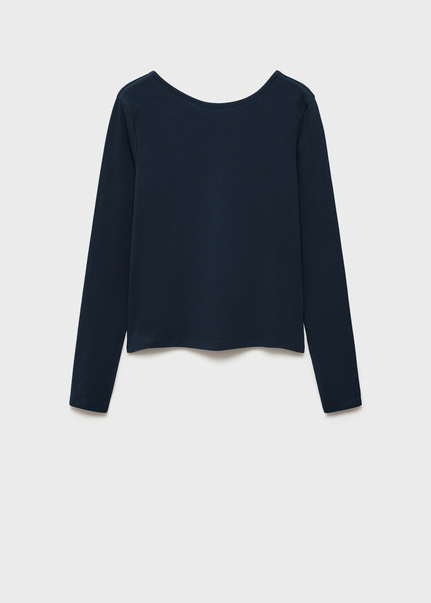 Long sleeved t-shirt back open - Article without model