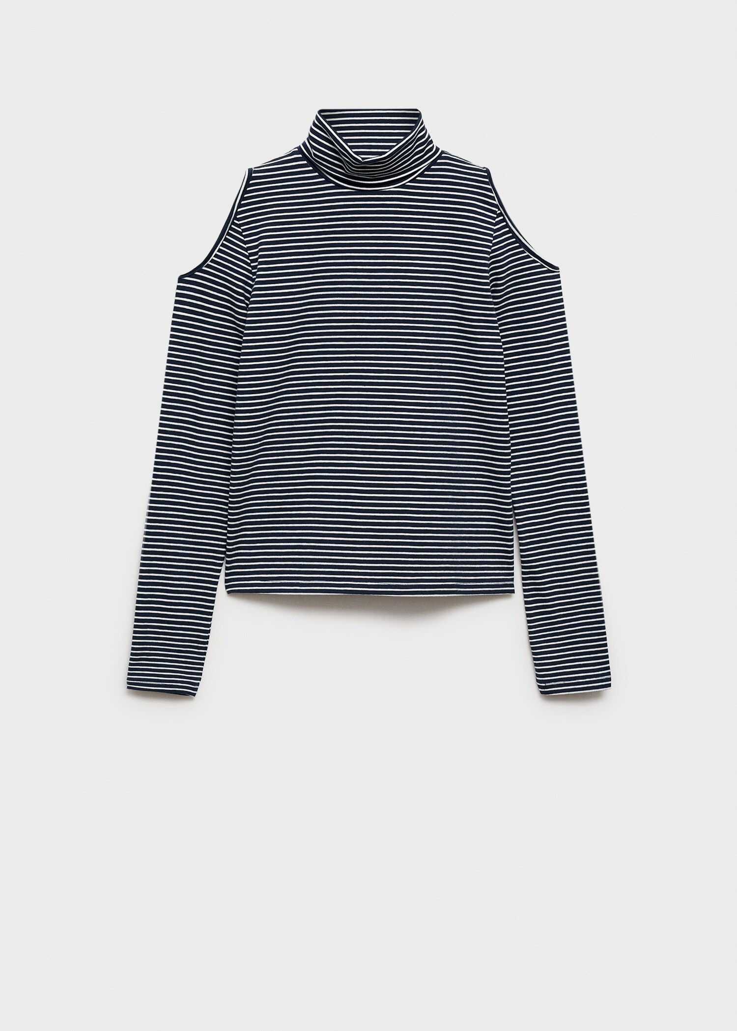 Turtleneck t-shirt with slits - Article without model