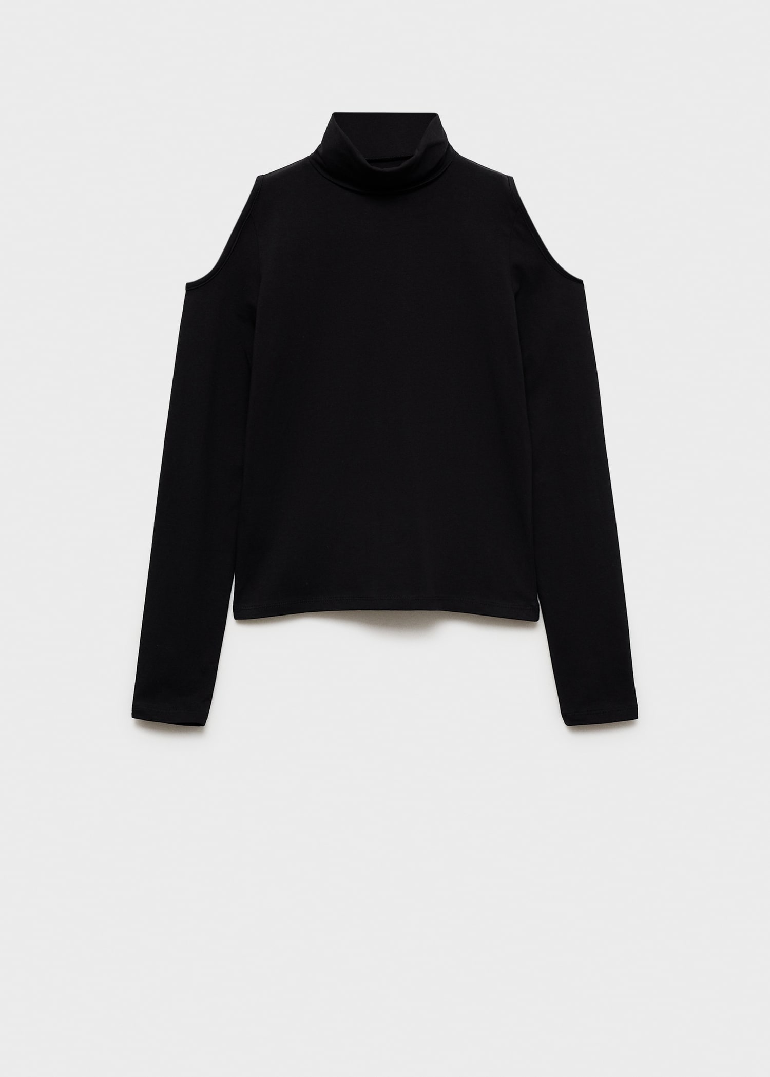 Turtleneck t-shirt with slits - Article without model