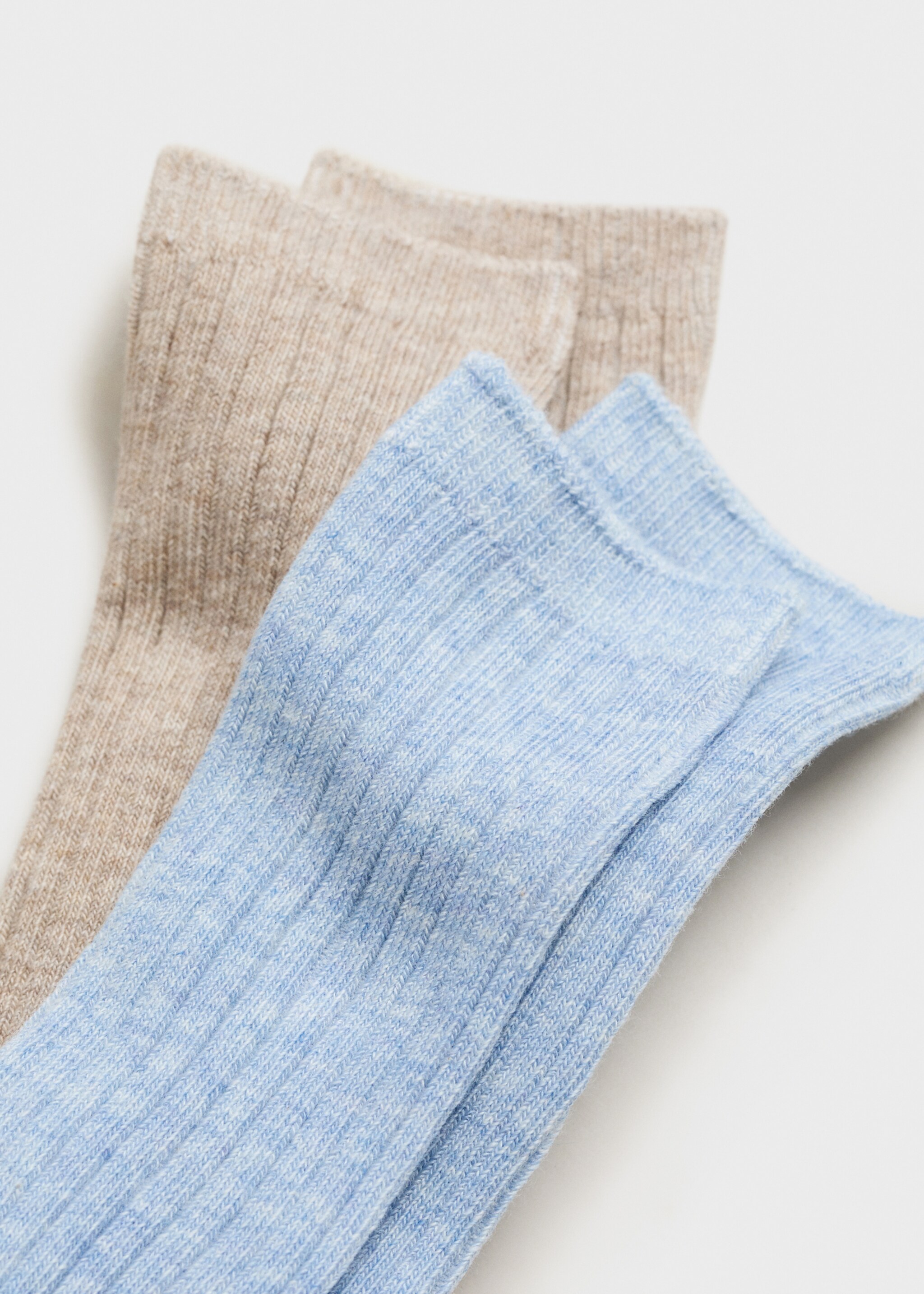 2 pack ribbed socks - Reverse of the article