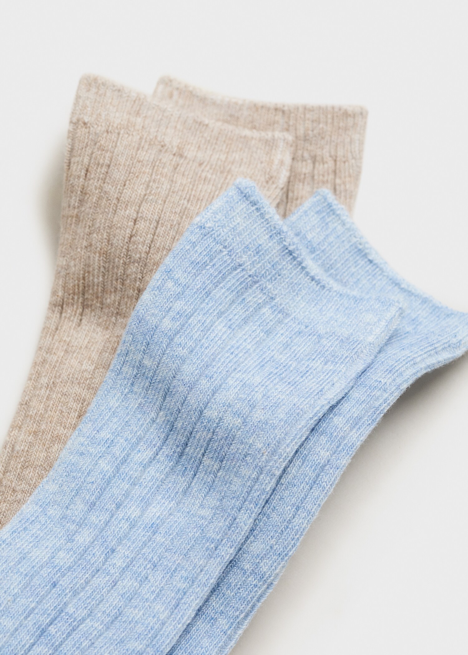 2 pack ribbed socks - Reverse of the article