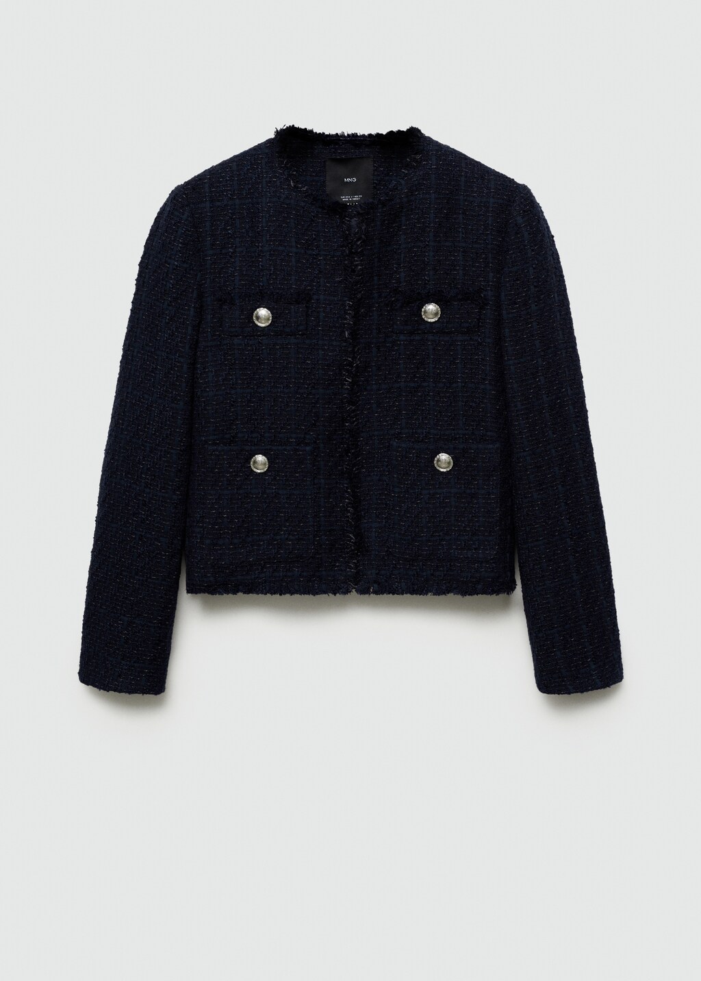 ジャケットその他 HUECLOSET Gold Button No Collar Tweed Jacket SE234 Designer fashion, Seoul-fully created | W Concept