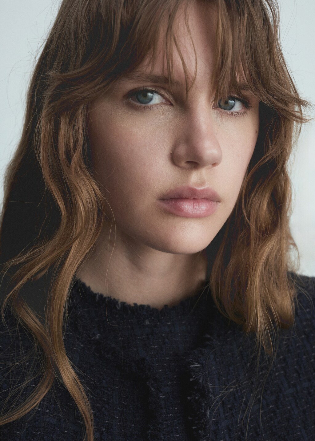 Mango Tweed jacket with jewel buttons thumbnail