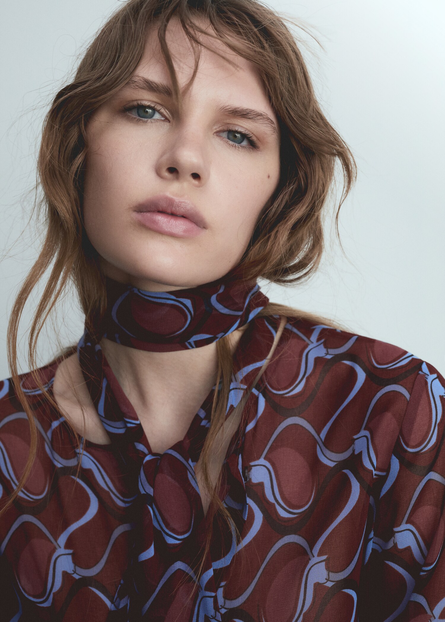 Bow printed shirt - Details of the article 1