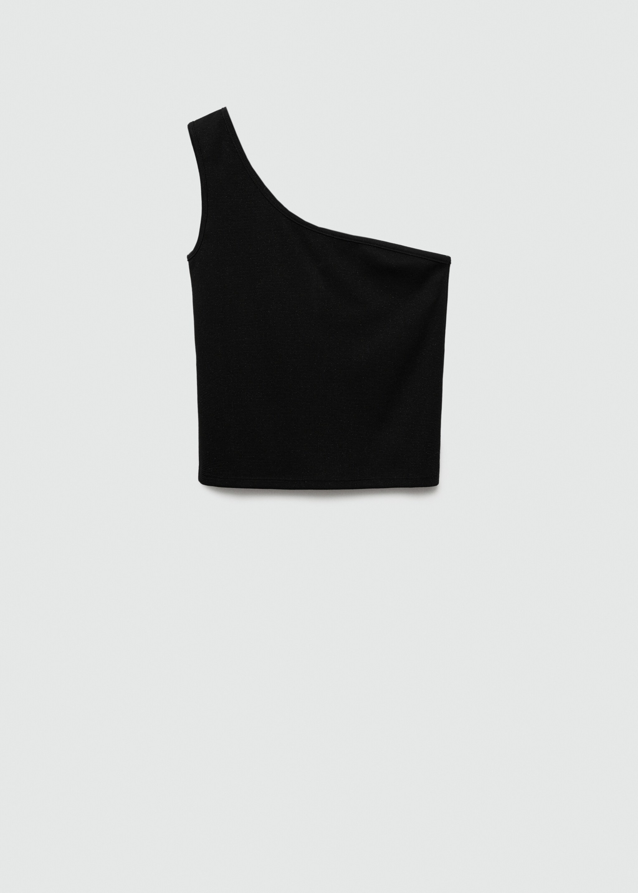 Asymmetrical lurex top - Article without model