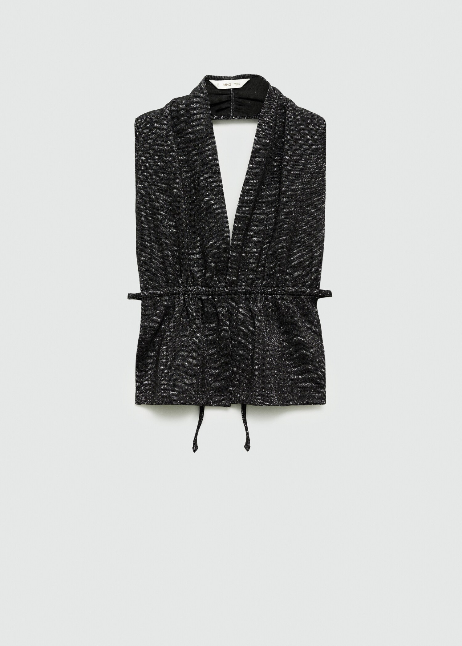 Lurex open-back top - Article without model