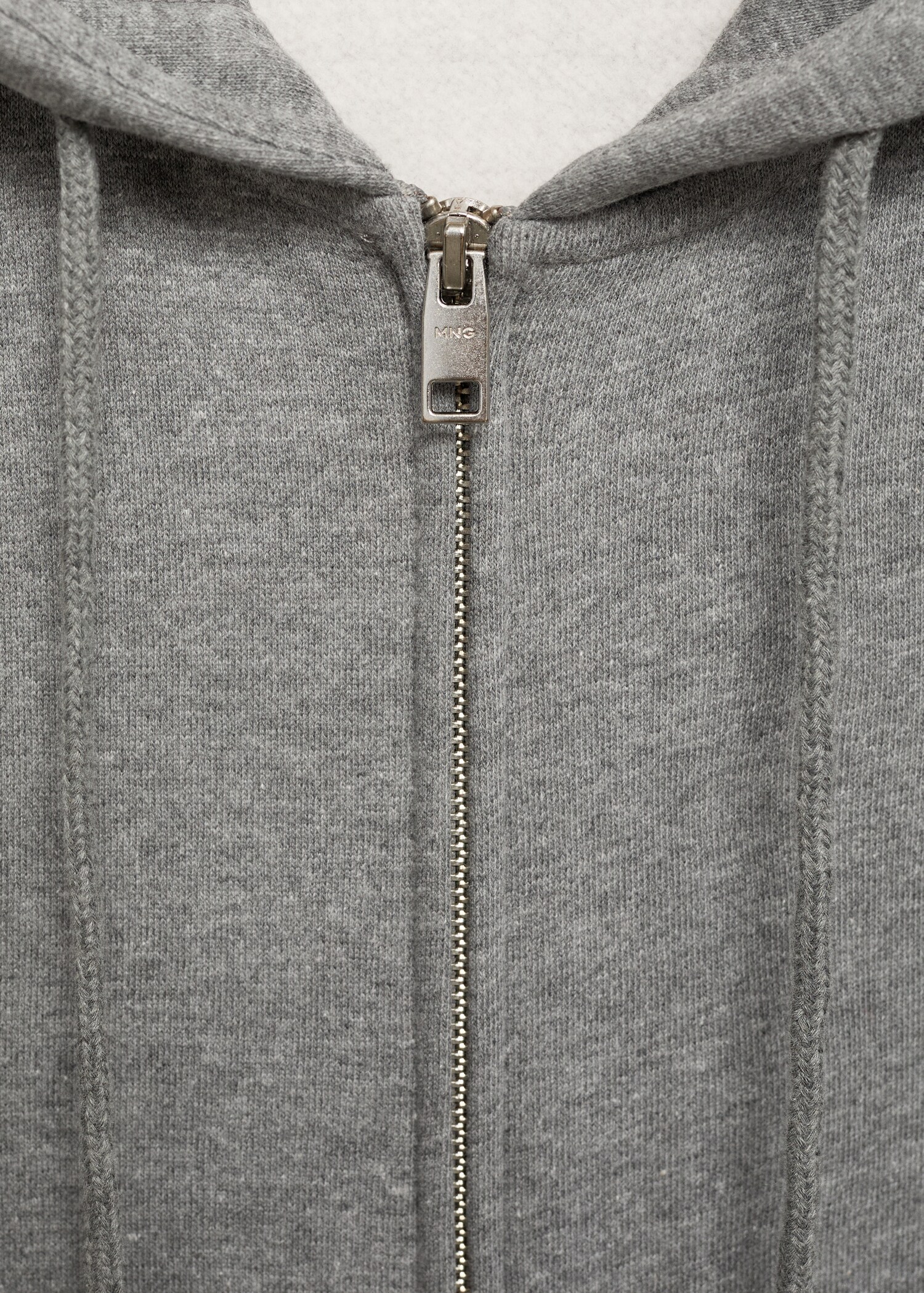 Cotton zip-up hoodie - Details of the article 8