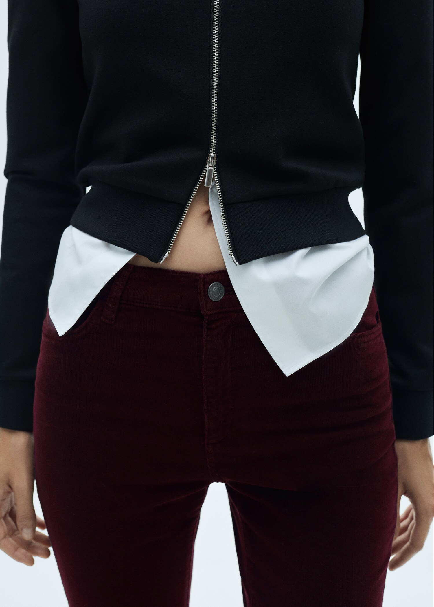 Jean Sienna flare crop velours côtelé - Détail de l'article 6