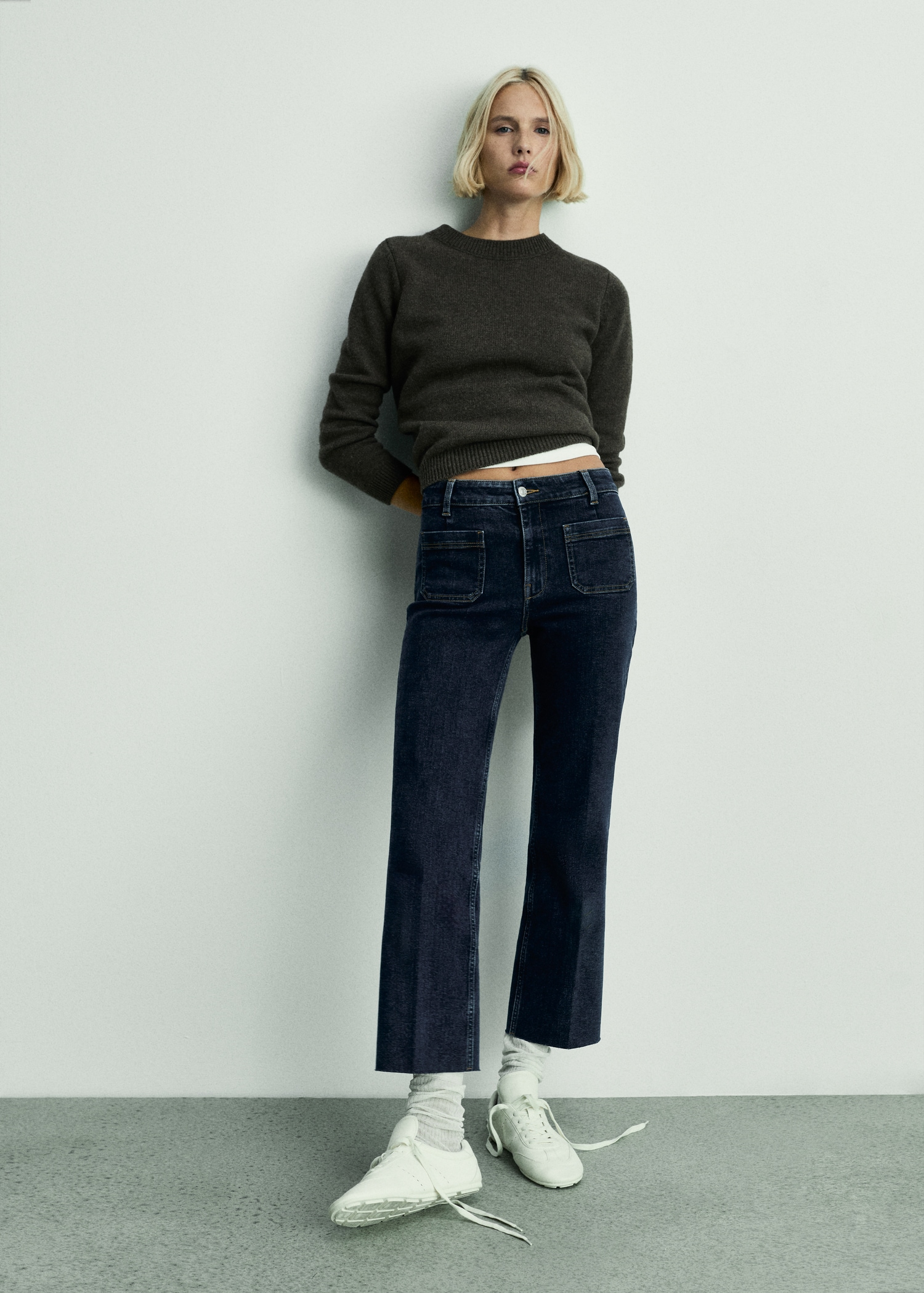 Jeans flare crop bolsillos - Detalle del artículo 7