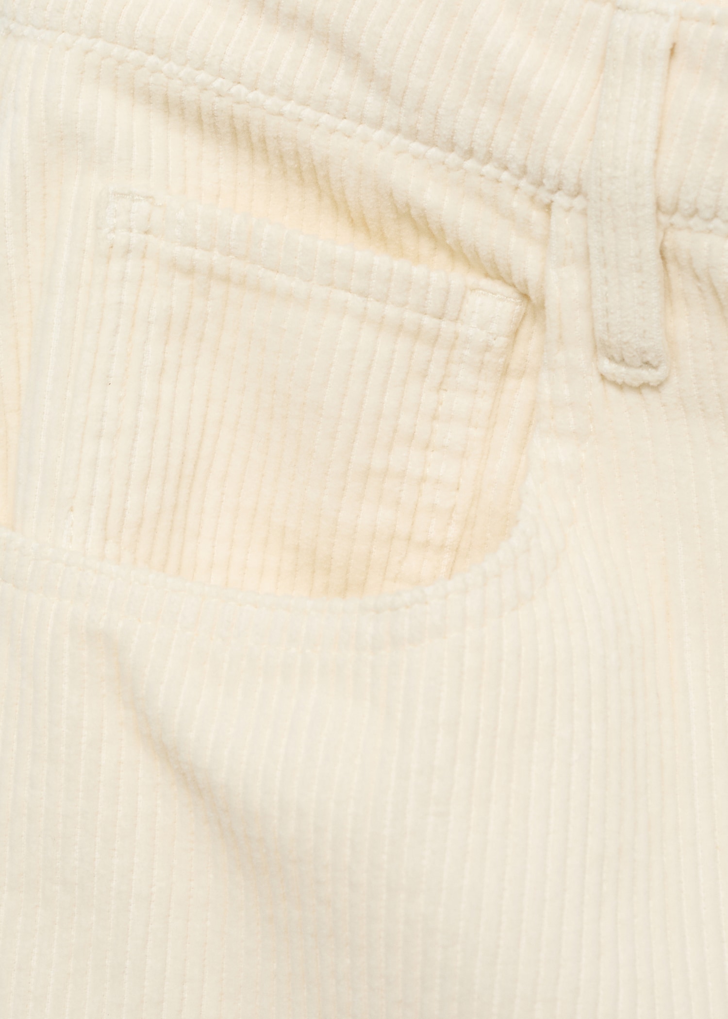 High-waisted corduroy balloon pants - Details of the article 0