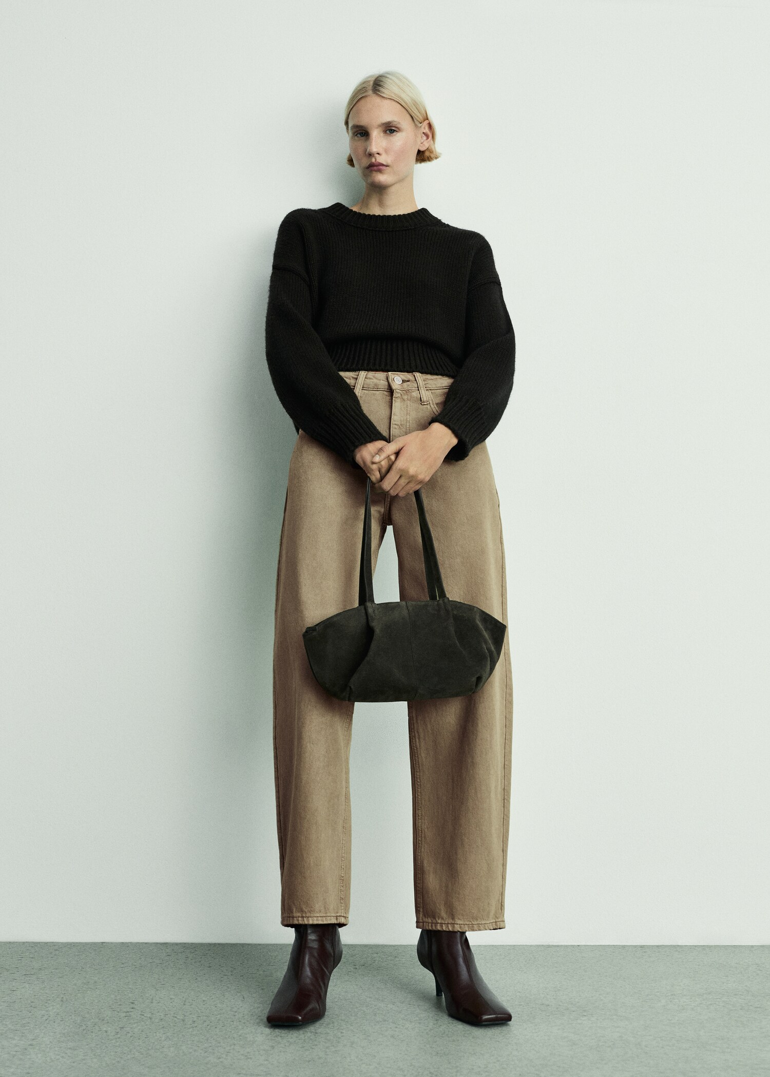 High-waist balloon jeans - Details of the article 2