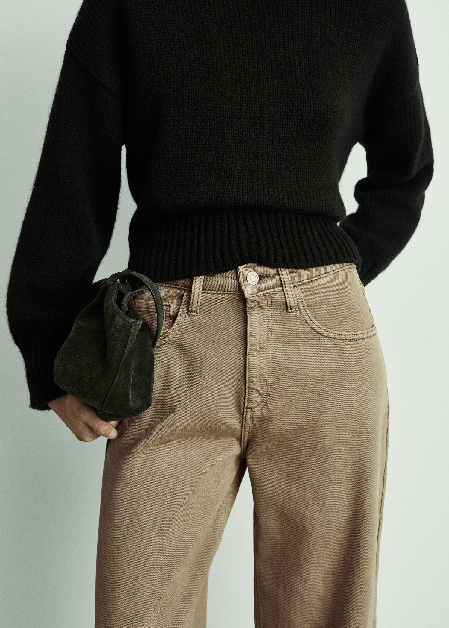 High-waist balloon jeans - Women | MANGO USA