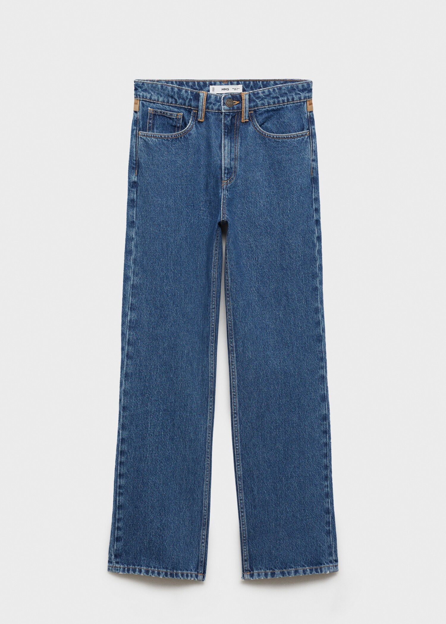 Jeans rectos detalles contraste - Artículo sin modelo