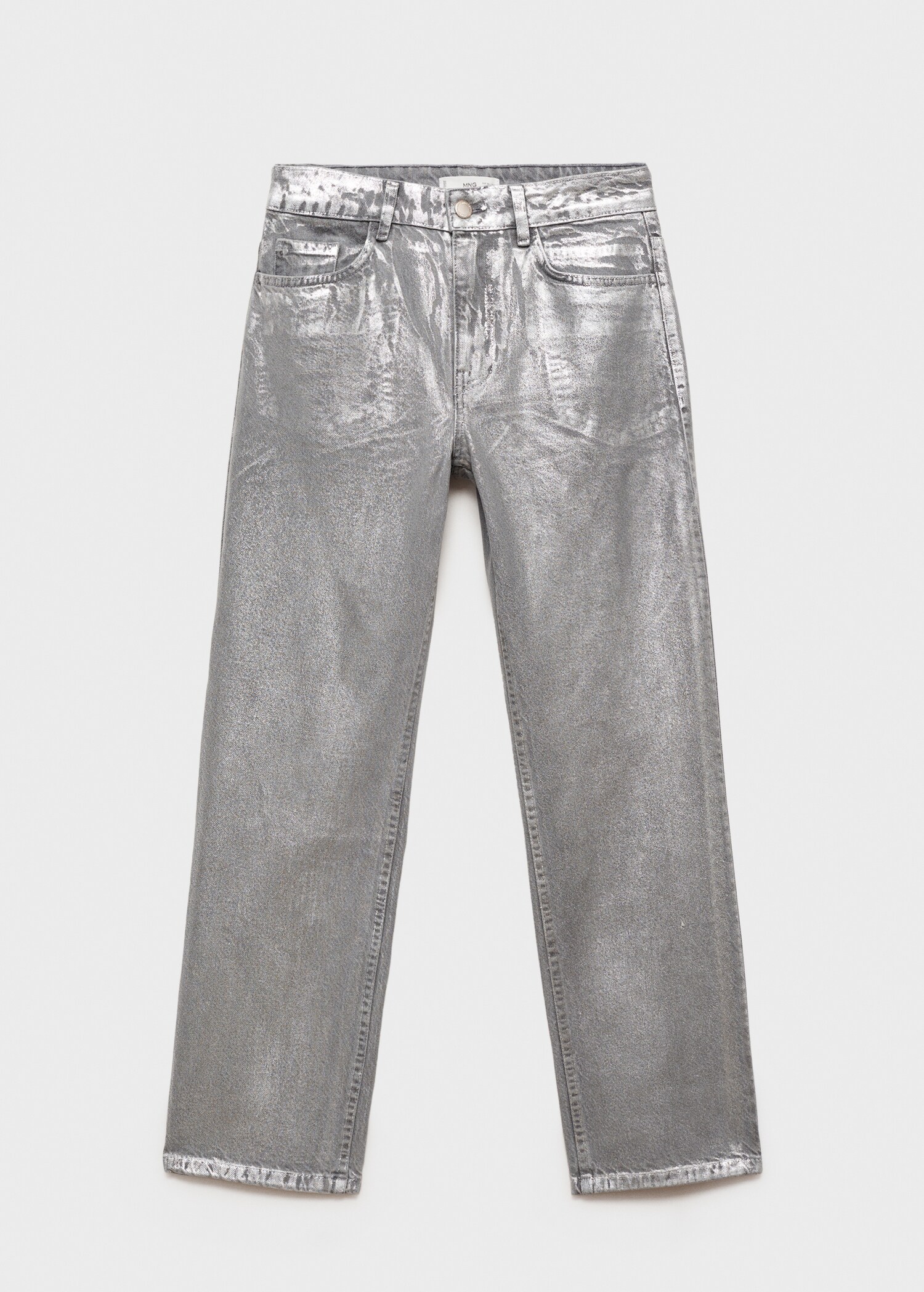 Straight foil jeans - Article without model