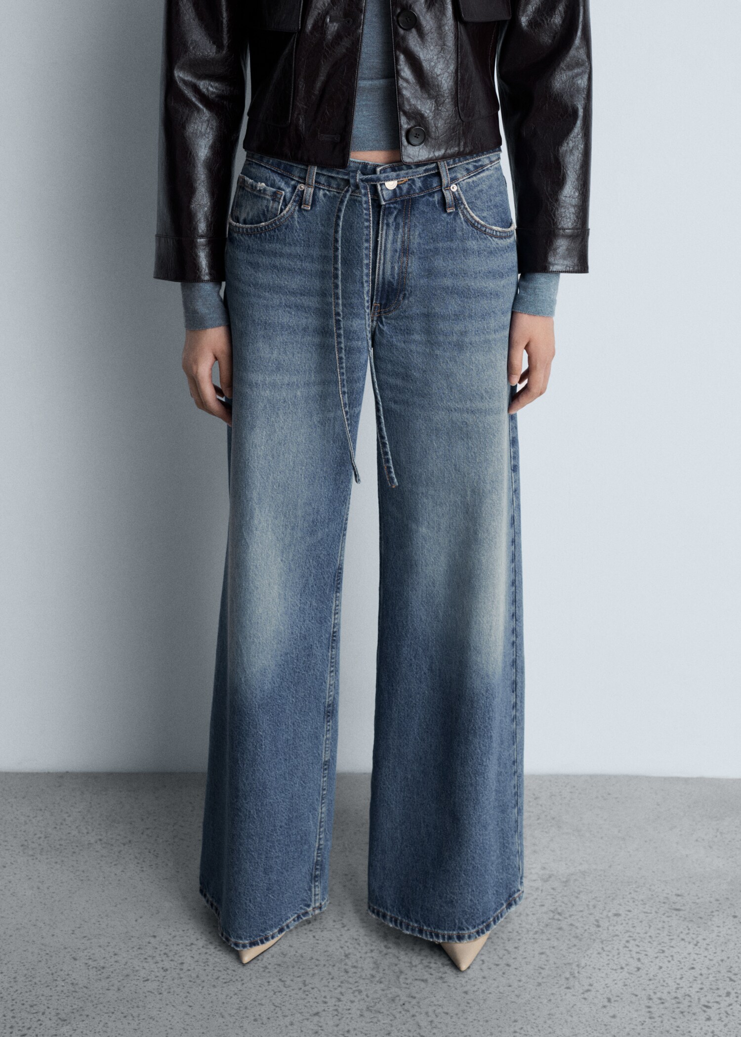Jean wideleg taille basse - Plan moyen