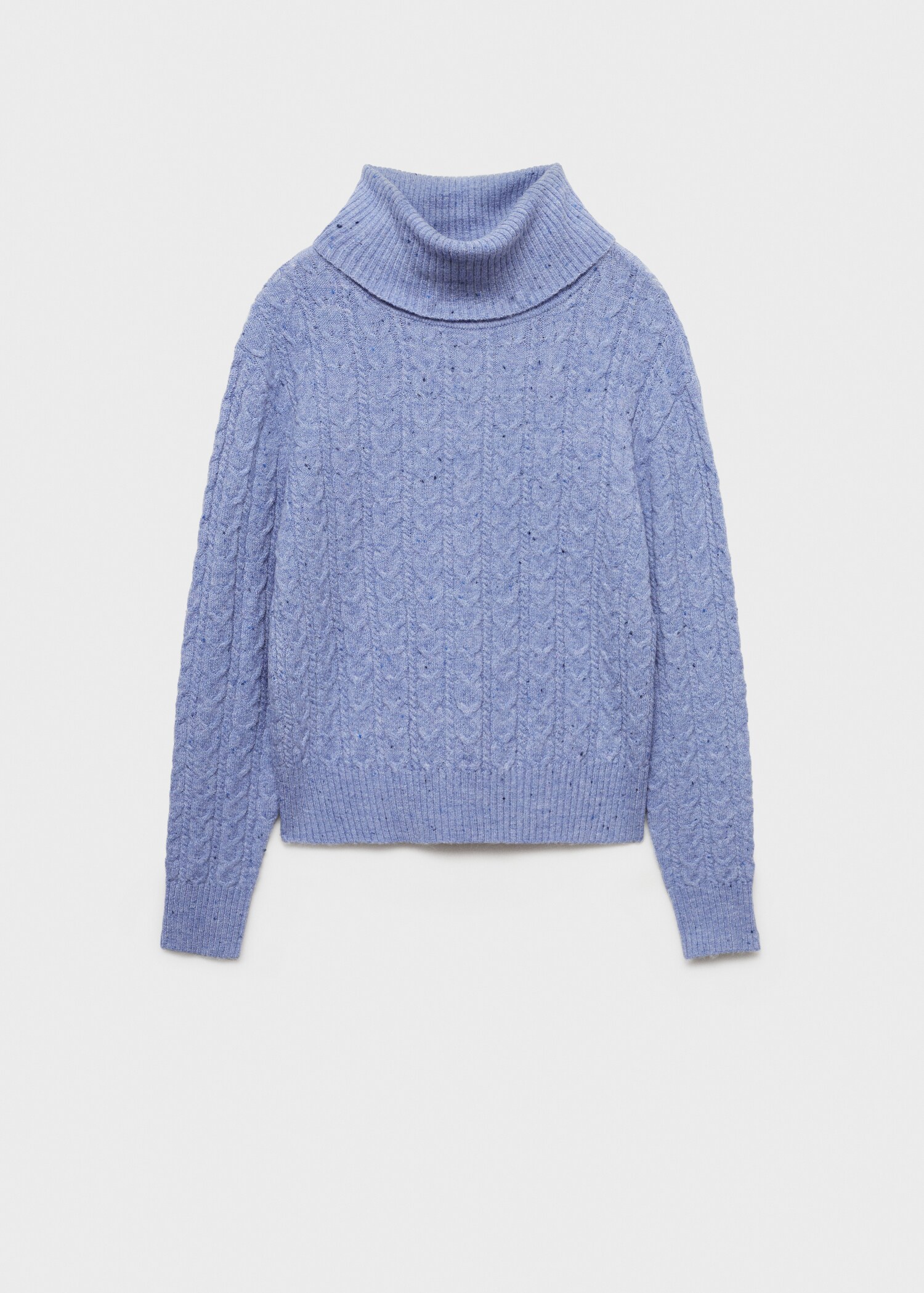 Jersey trenzado cuello vuelto - Artículo sin modelo