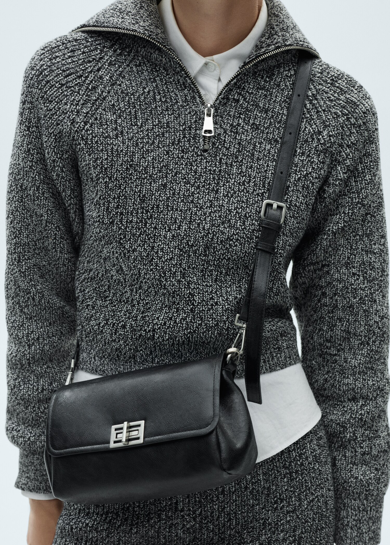 Pull-over jaspé zippé - Détail de l'article 6