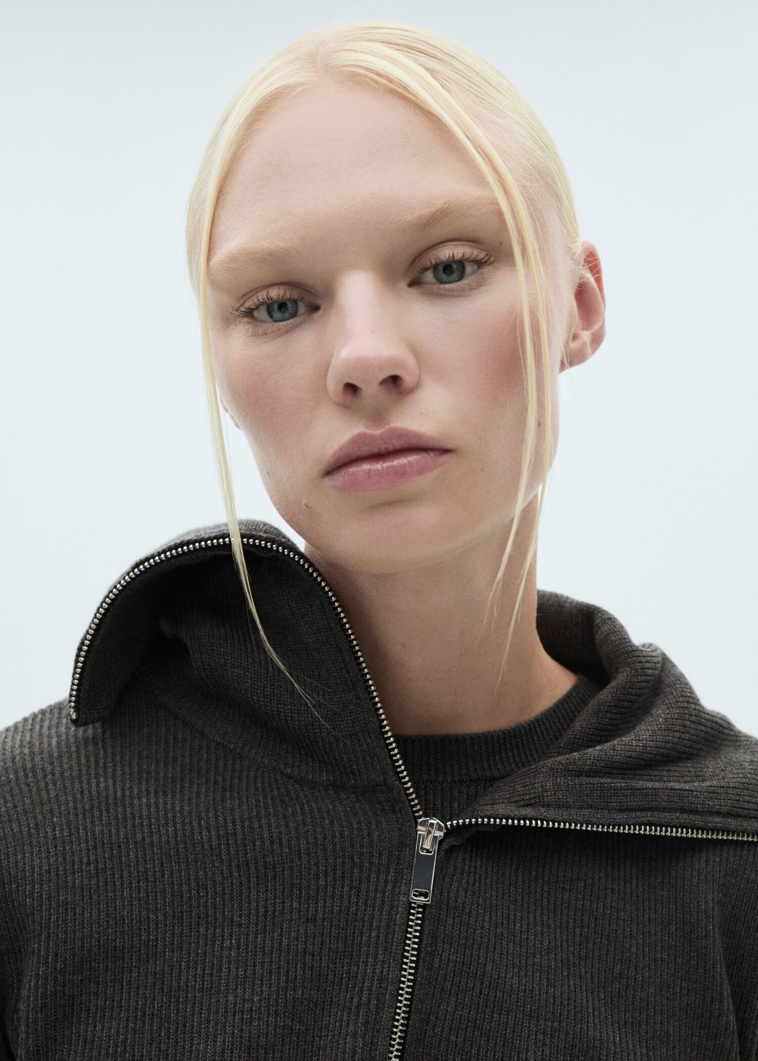 Zip-Pullover mit Rollkragen - Detail des Artikels 1