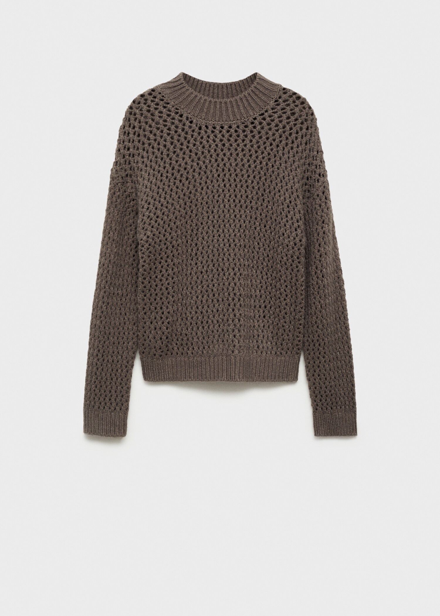 Textured knit sweater - Article without model