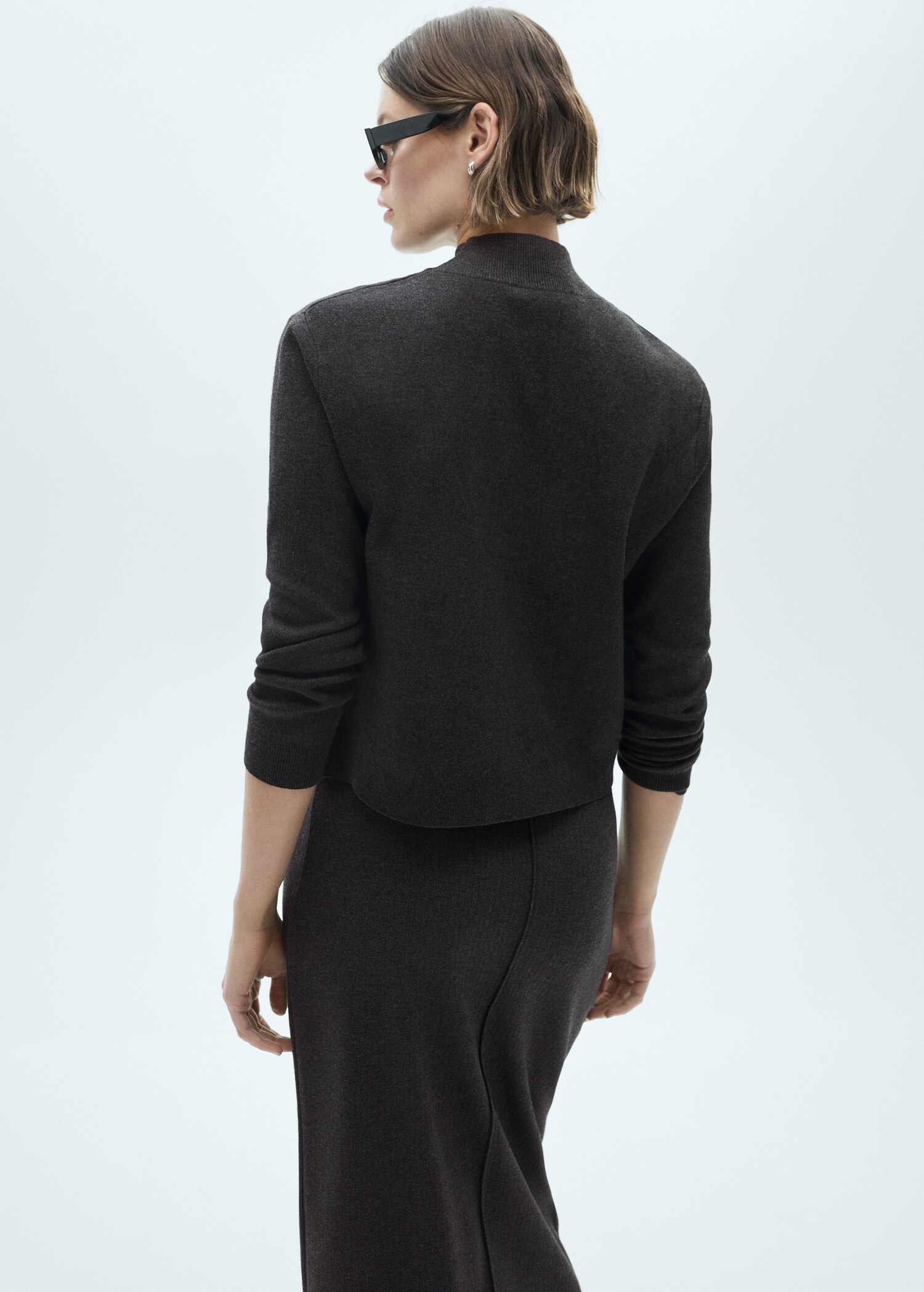 Pull-over maille col montant - Verso de l’article
