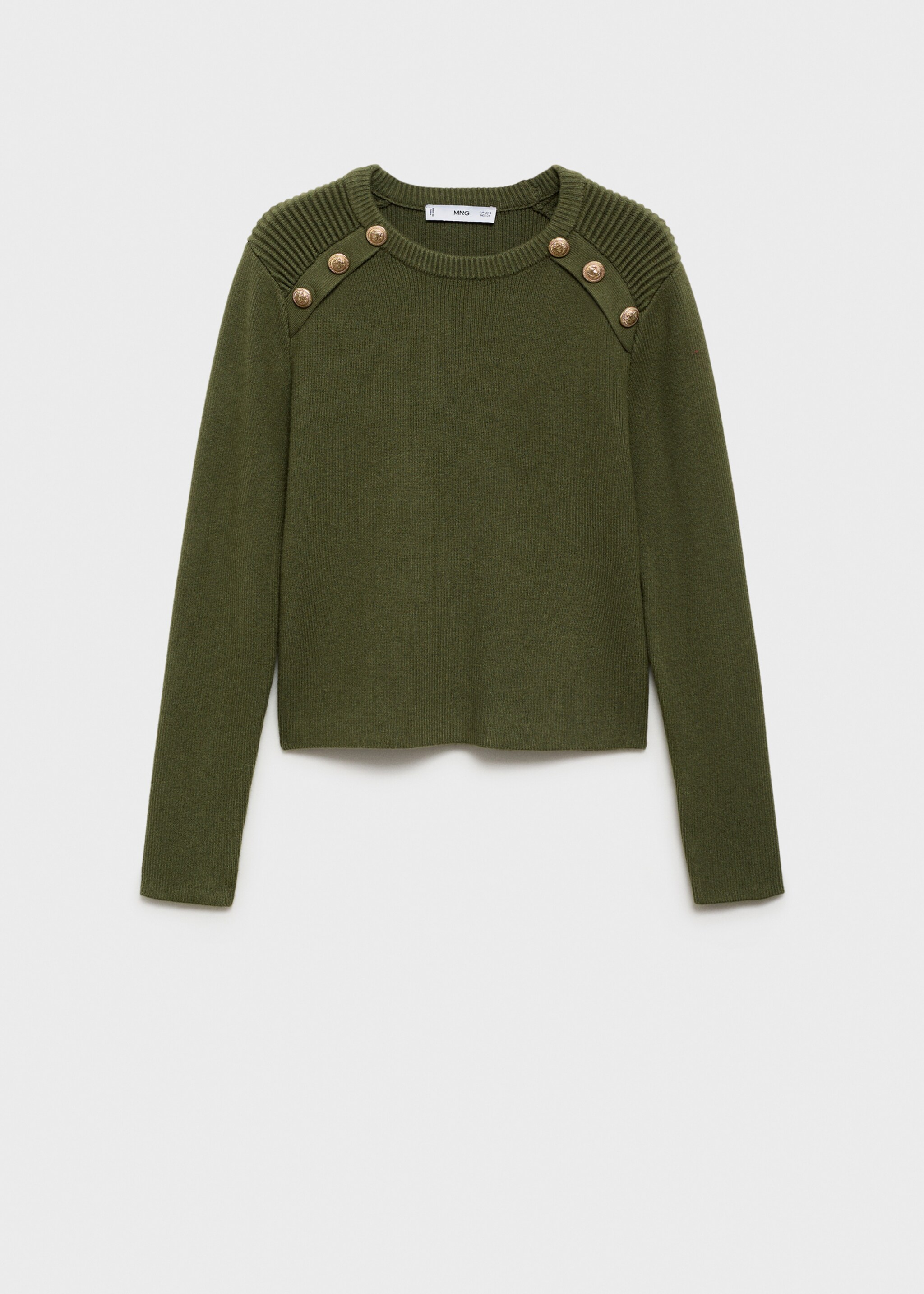 Sweater with jewel buttons - Article without model