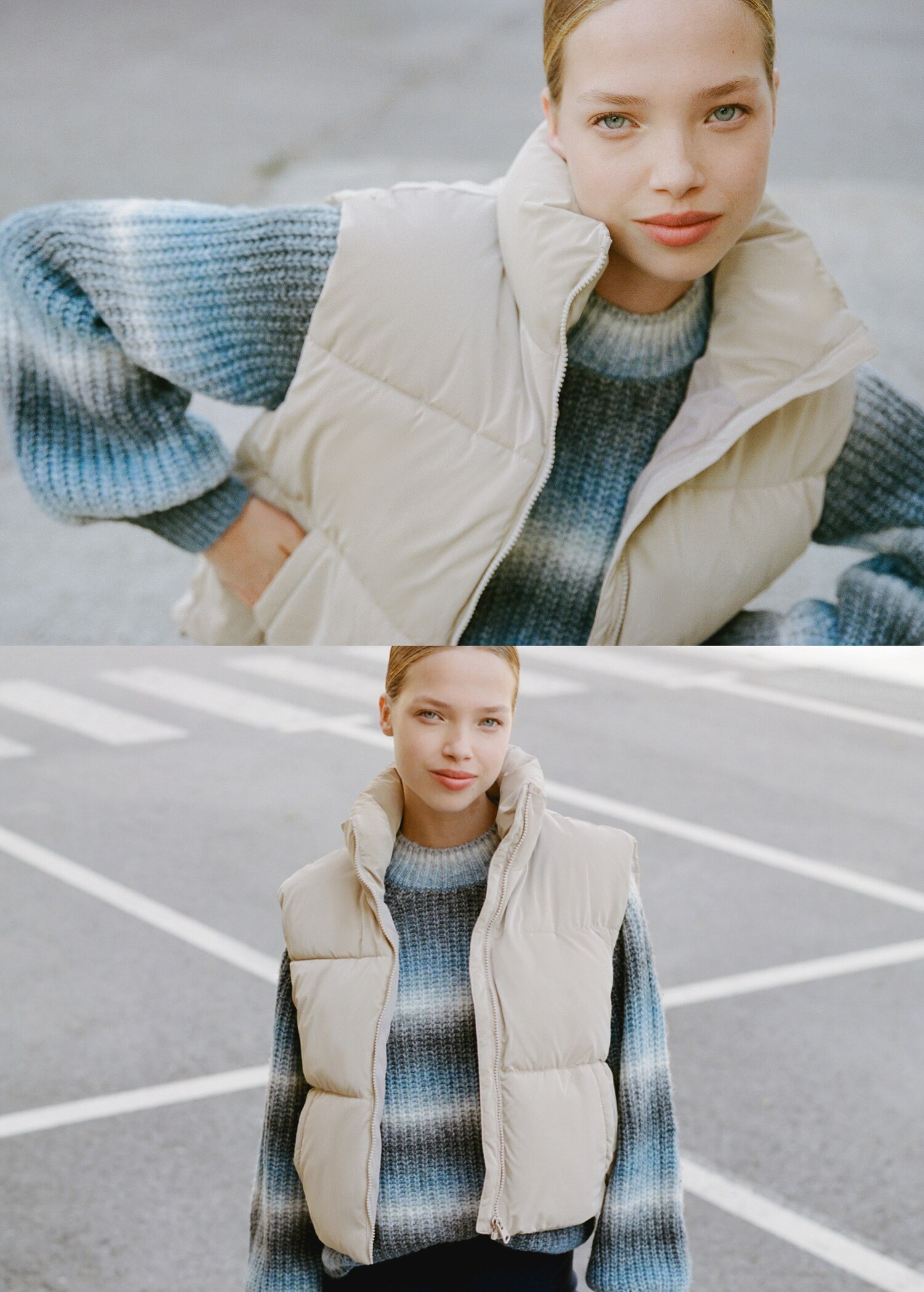 Degraded knitted sweater - Details of the article 5