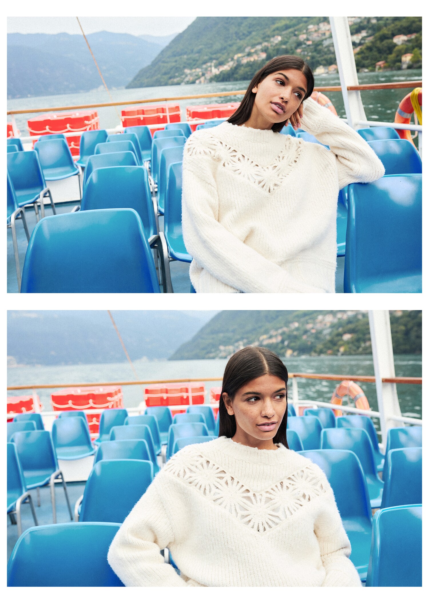 Flowers knit sweater - Details of the article 5