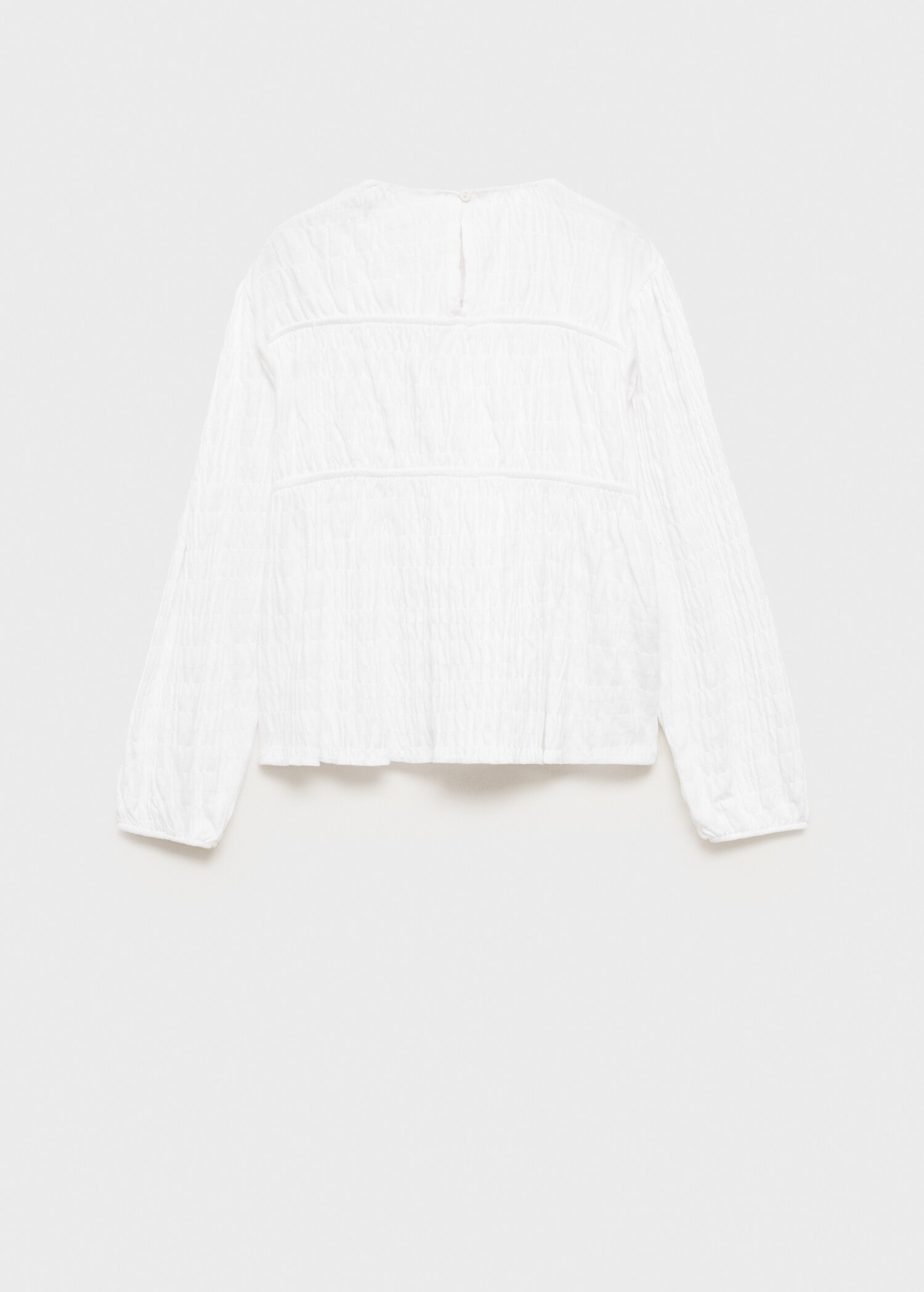 Blouse With Gathered Bows Kids MANGO India blouse-with-gathered-bows-kids-mango-india