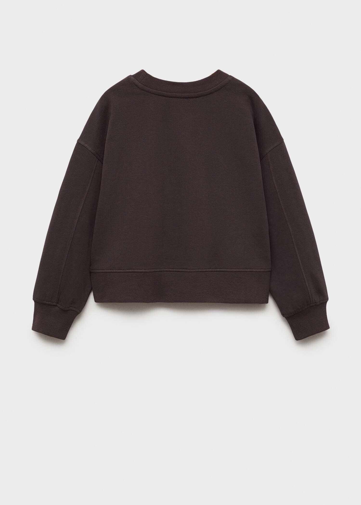 Embroidered printed hoodie - Reverse of the article