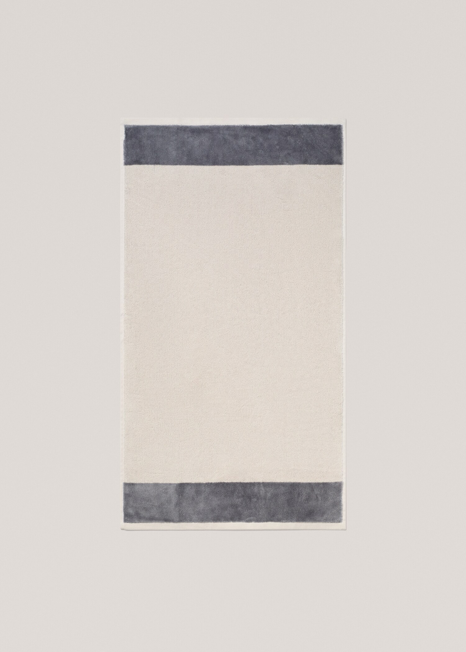 100% cotton hand towel with striped design 50x90cm - Details of the article 4