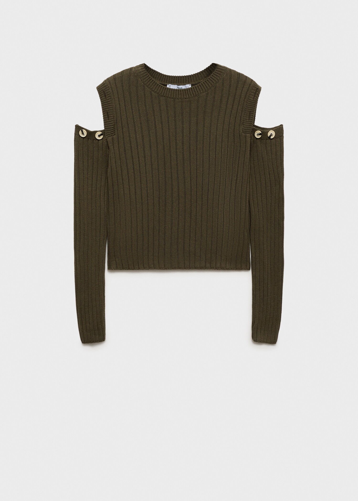 Sweater with shoulder buttons - Article without model