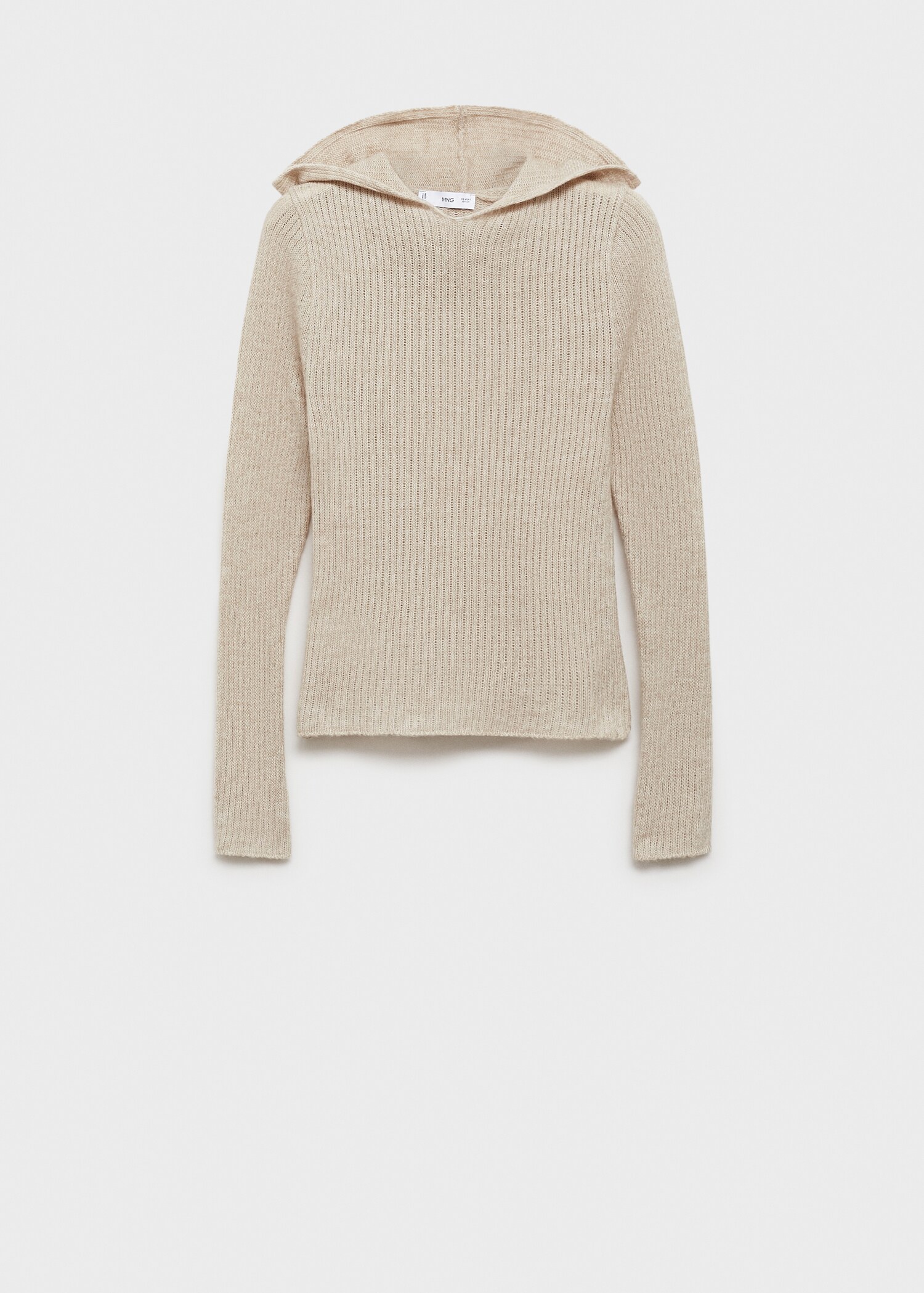 Jersey canalé capucha - Artículo sin modelo
