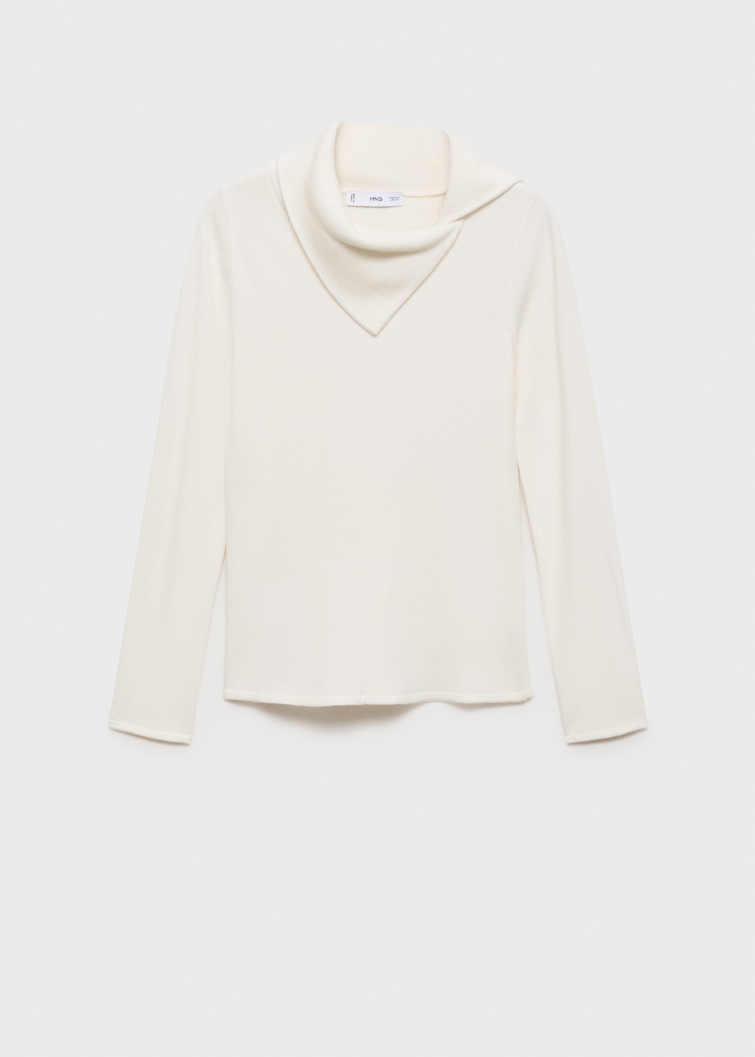 Camp-collar knit sweater - Article without model