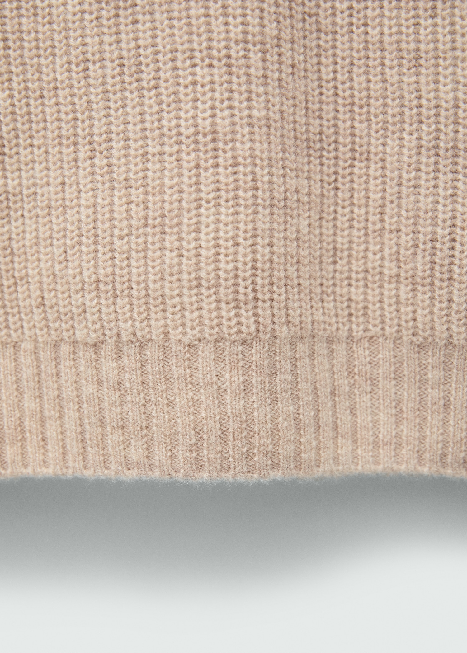 100% wool short-sleeved sweater - Details of the article 0