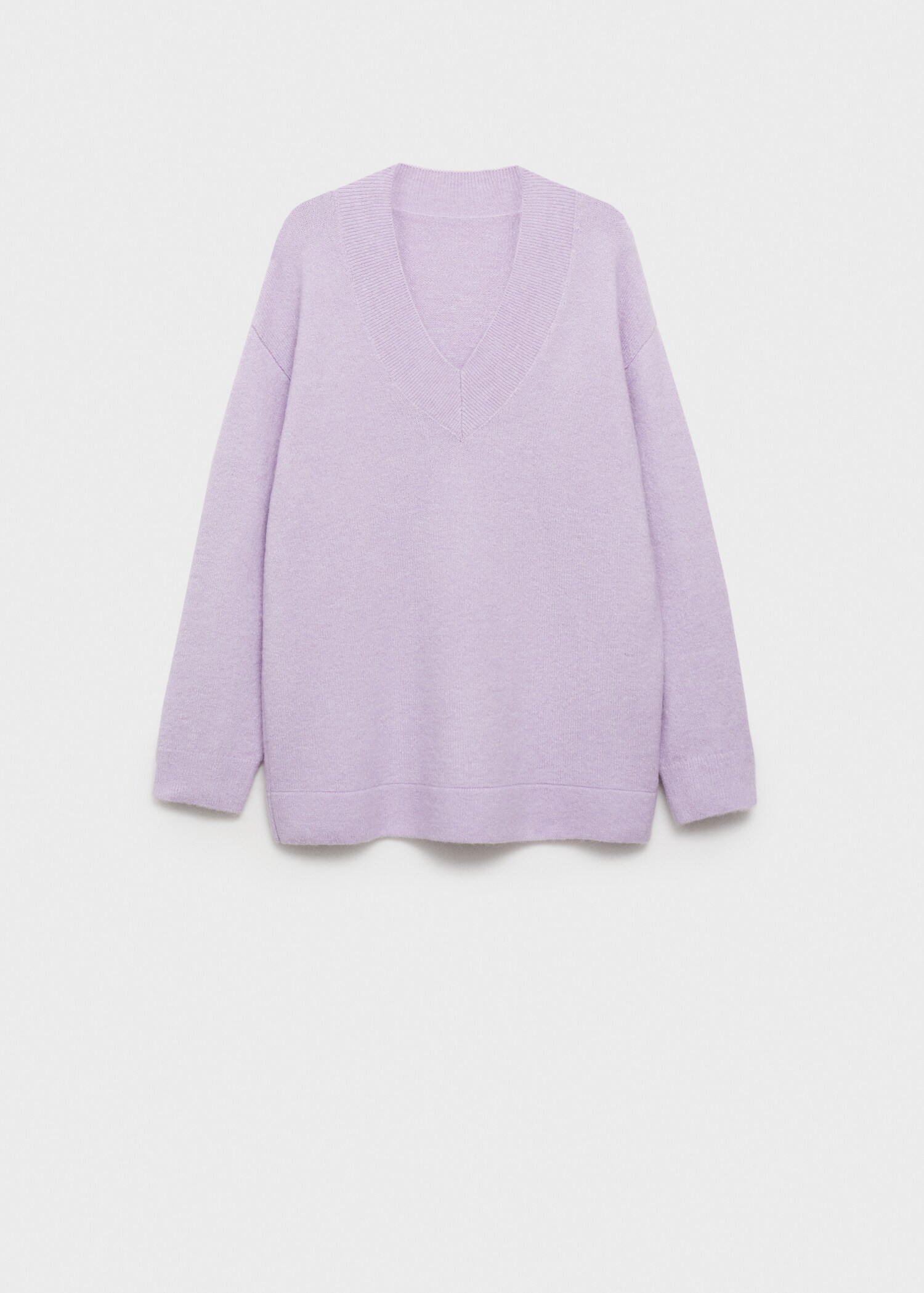 Oversized V-neck sweater - Article without model