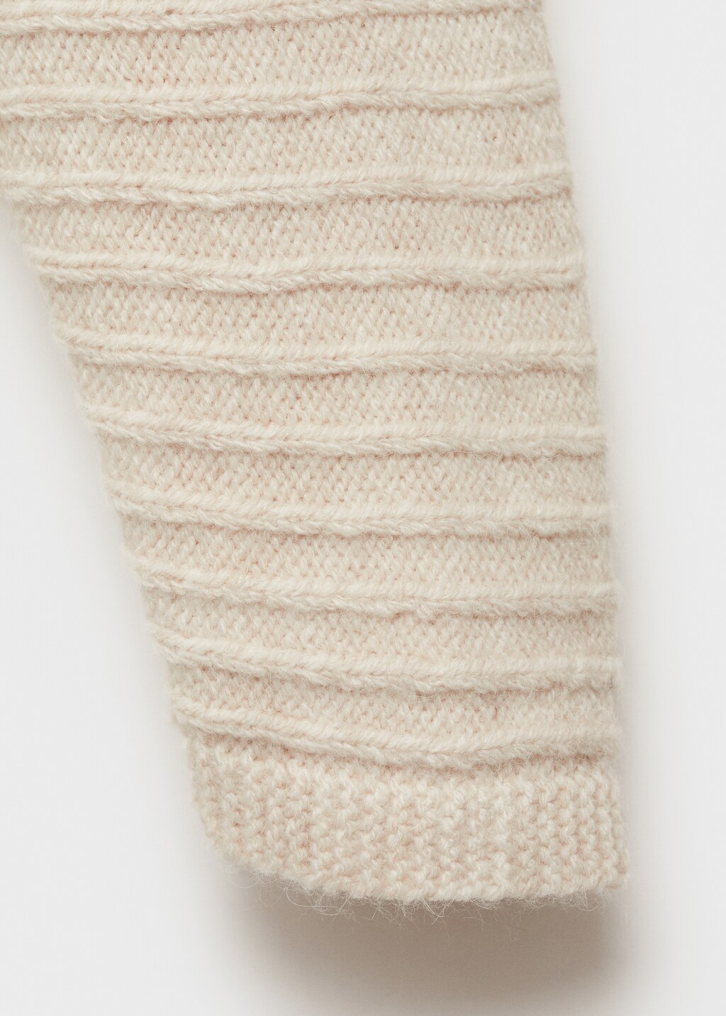 Perkins-neck sweater with seams - image 5