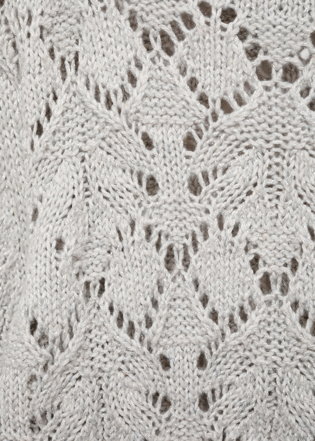 Lurex openwork knitted sweater - Kids | MANGO USA