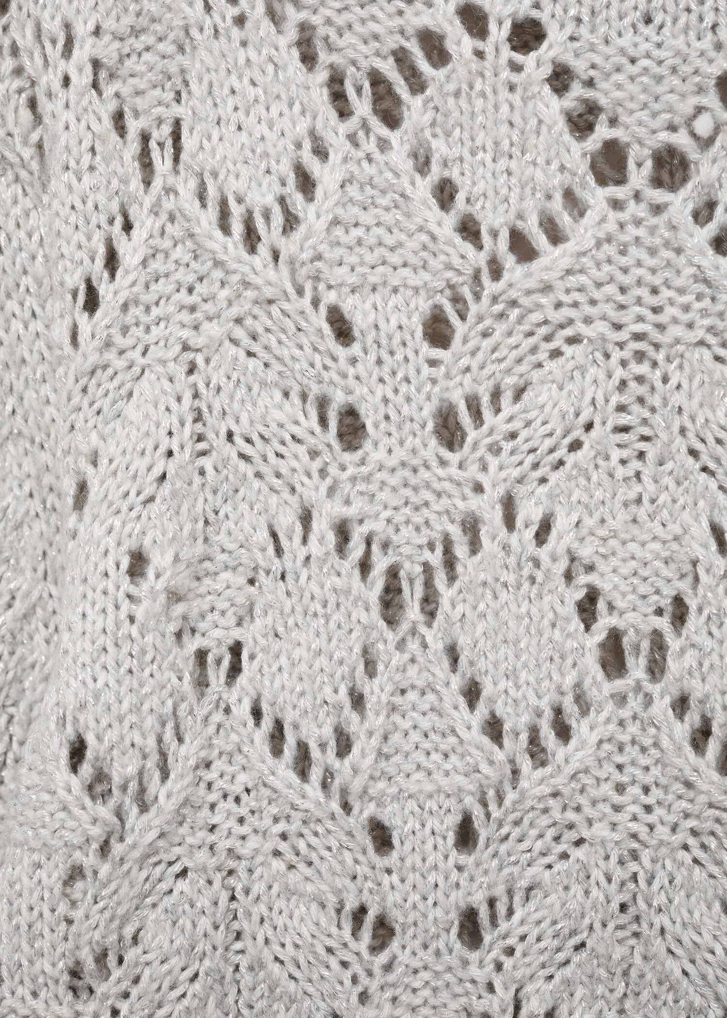 Lurex openwork knitted sweater - Details of the article 8