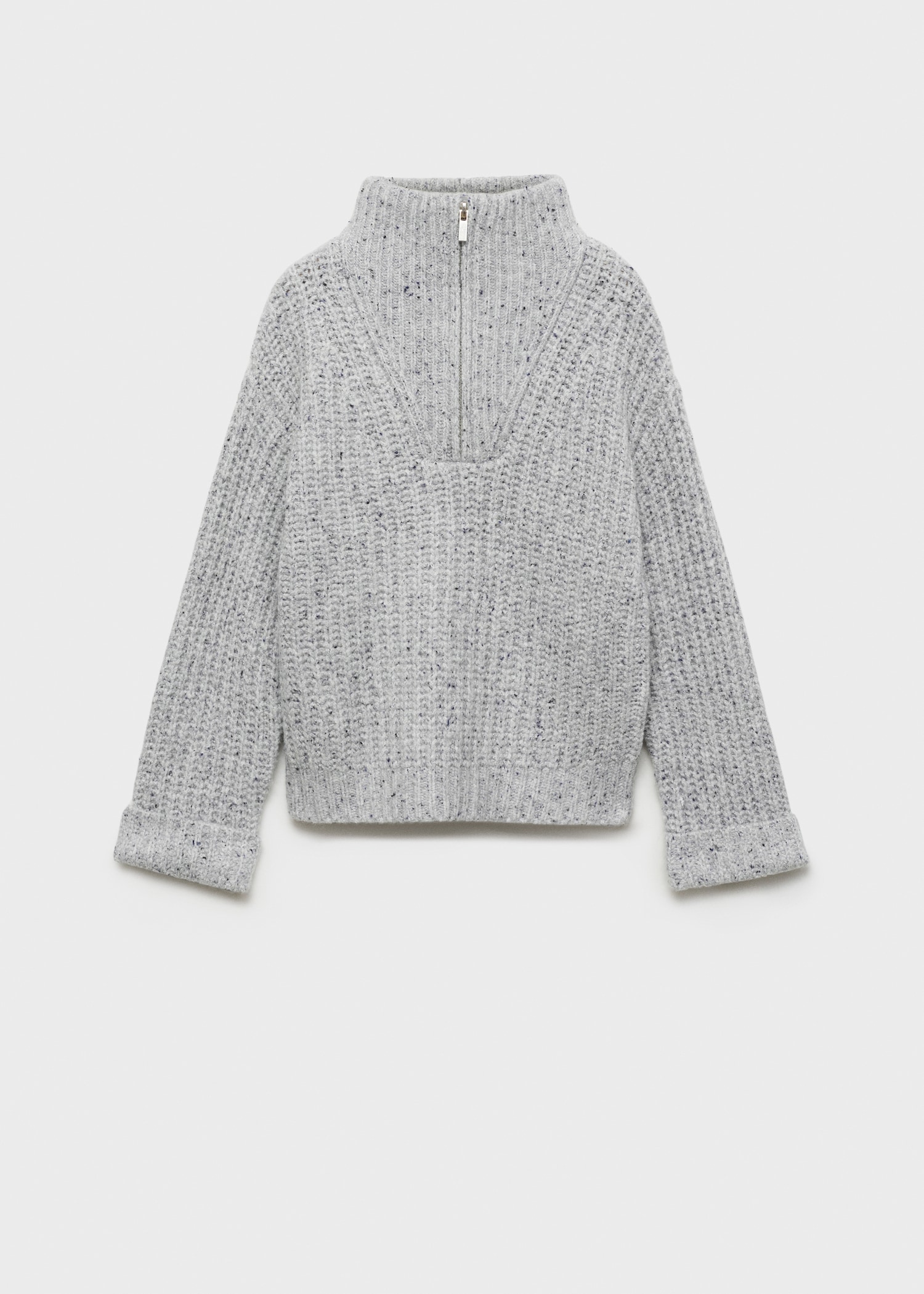 High Neck Thick Long Sleeve Sweater High Neck Thick Long Sleeve Sweater