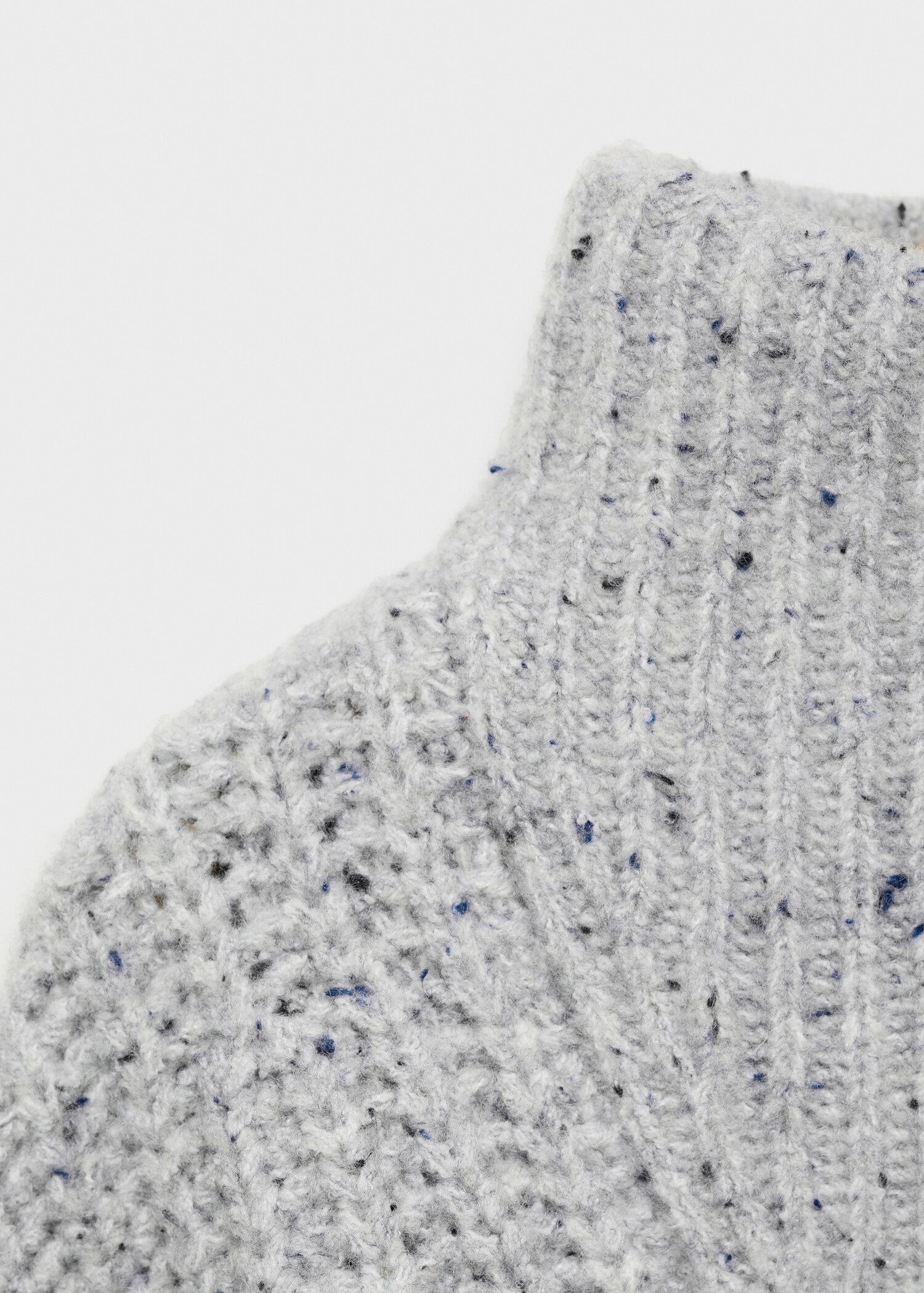 High neck sweater with zip - Details of the article 8